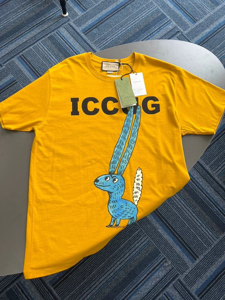 Gucci Gucci Rabbit cartoon pattern short-sleeved T-shirt 2504-Nex Size US M / EU 48-50 / 2 - 1 Thumbnail