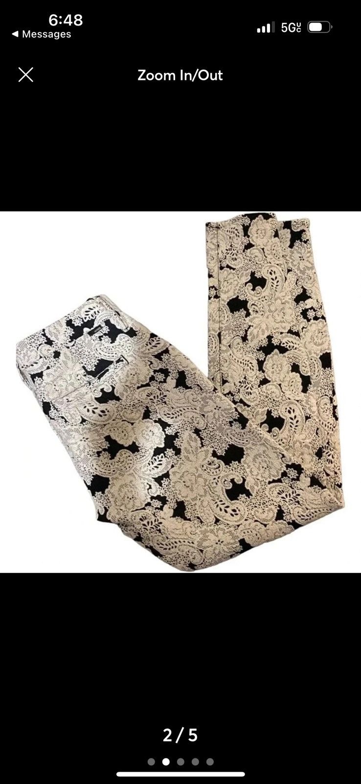 MOTHER Mother “the Looker” lace slim pants Size 28" / US 6 / IT 42 - 2 Thumbnail