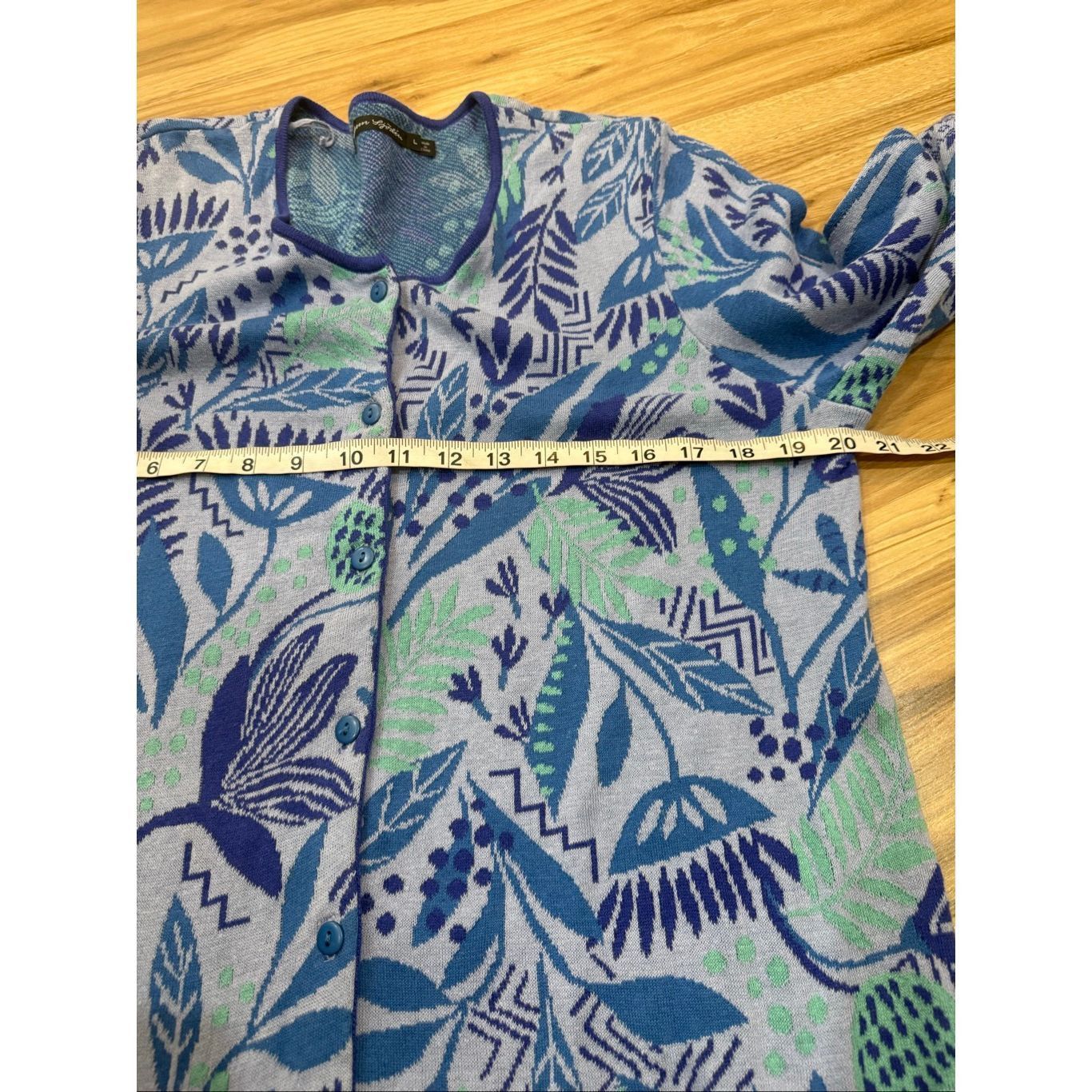 Guru Gudrun Sjoden blue cardigan sweater size Large Size L / US 10 / IT 46 - 5 Thumbnail