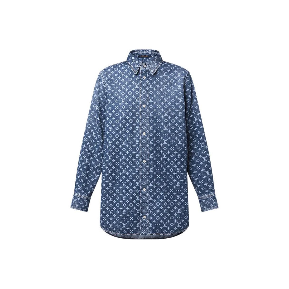 Louis Vuitton Louis Vuitton Monogram Denim Shirt 36 Size XS / US 0-2 / IT 36-38 - 1 Thumbnail