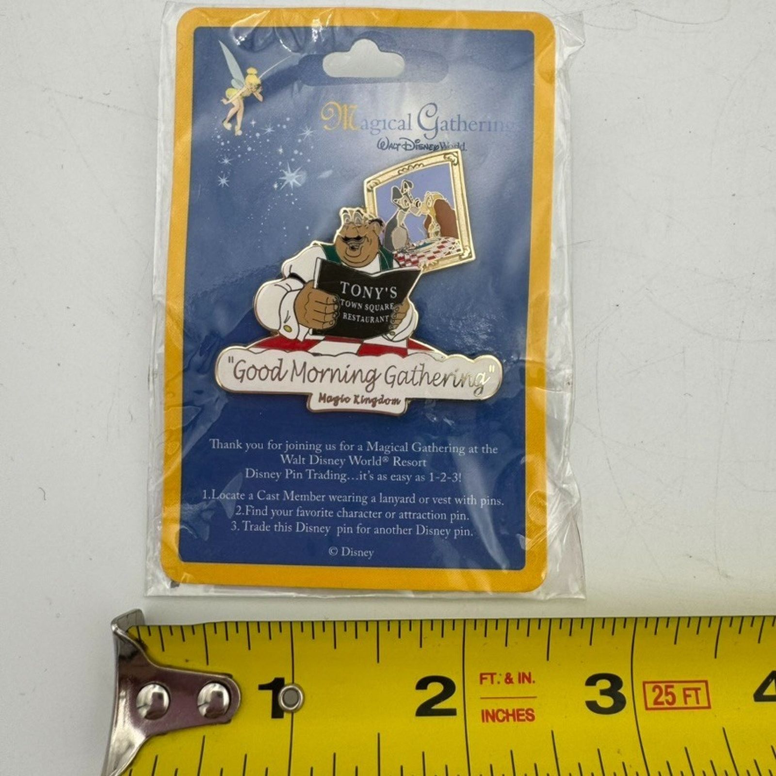 Disney Disney Parks Dining Lady & Tramp Tony’s Town Square Pin Size ONE SIZE - 5 Thumbnail