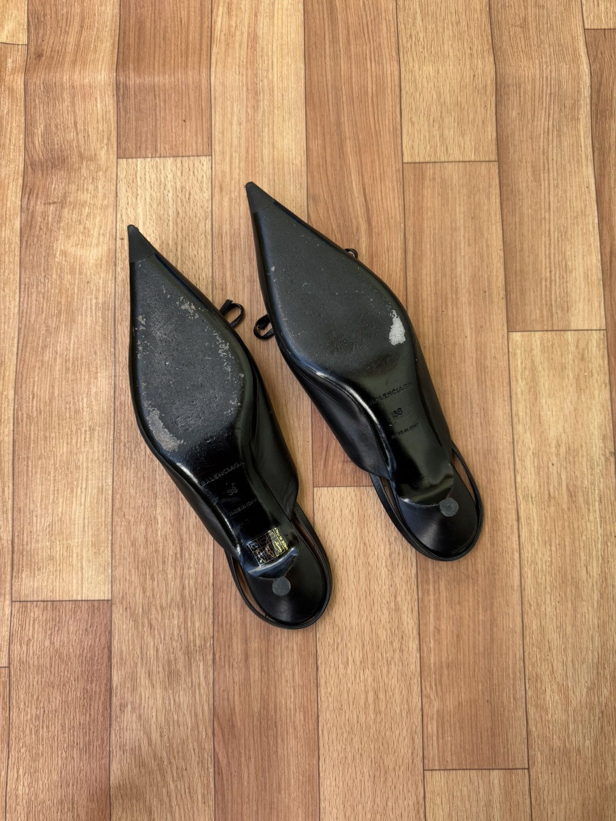 Balenciaga Balenciaga bow knife Slingback Size US 8 / IT 38 - 11 Thumbnail