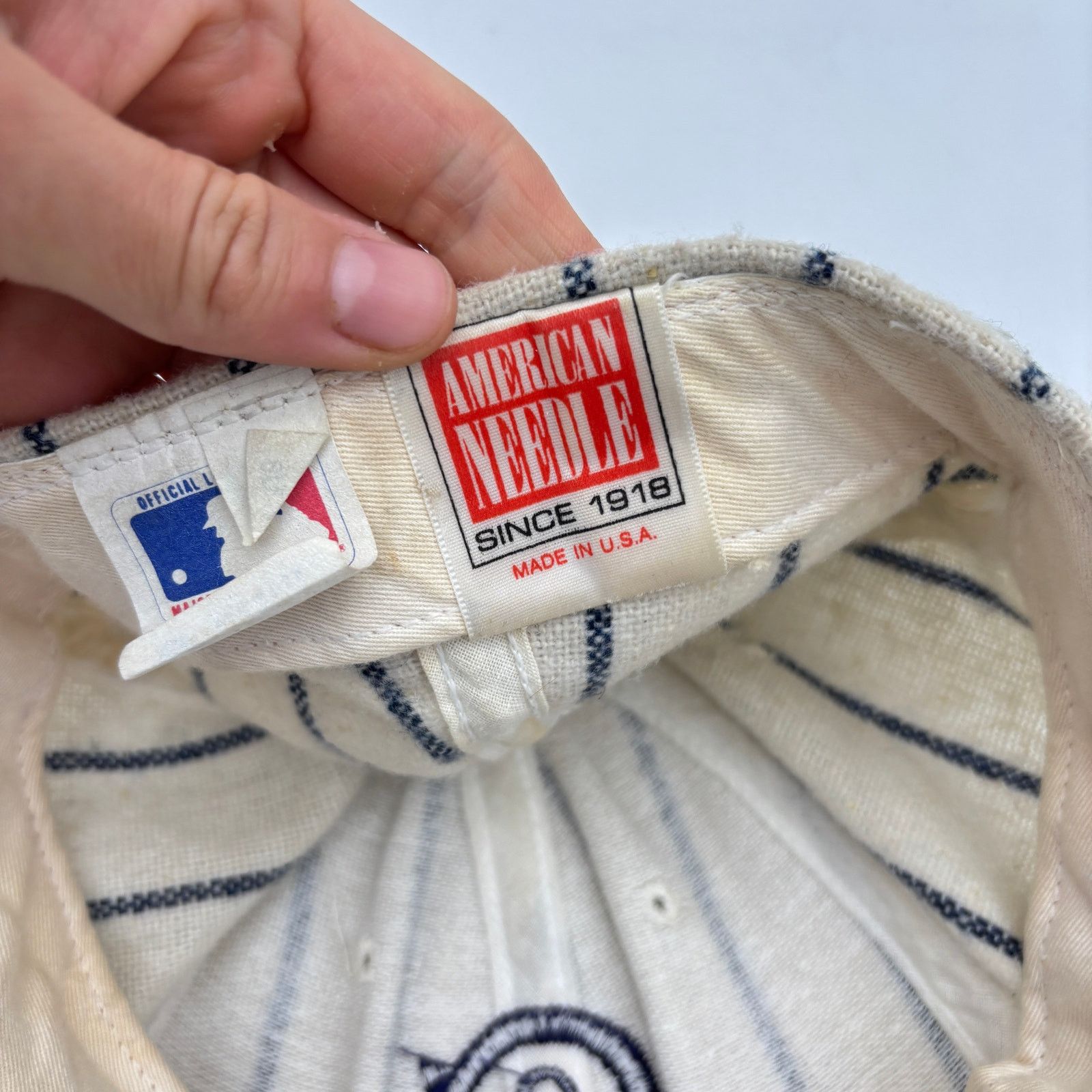 American Needle × MLB × Vintage VTG American Needle Chicago White Sox Wool Baseball Hat 71/8 Size ONE SIZE - 8 Thumbnail