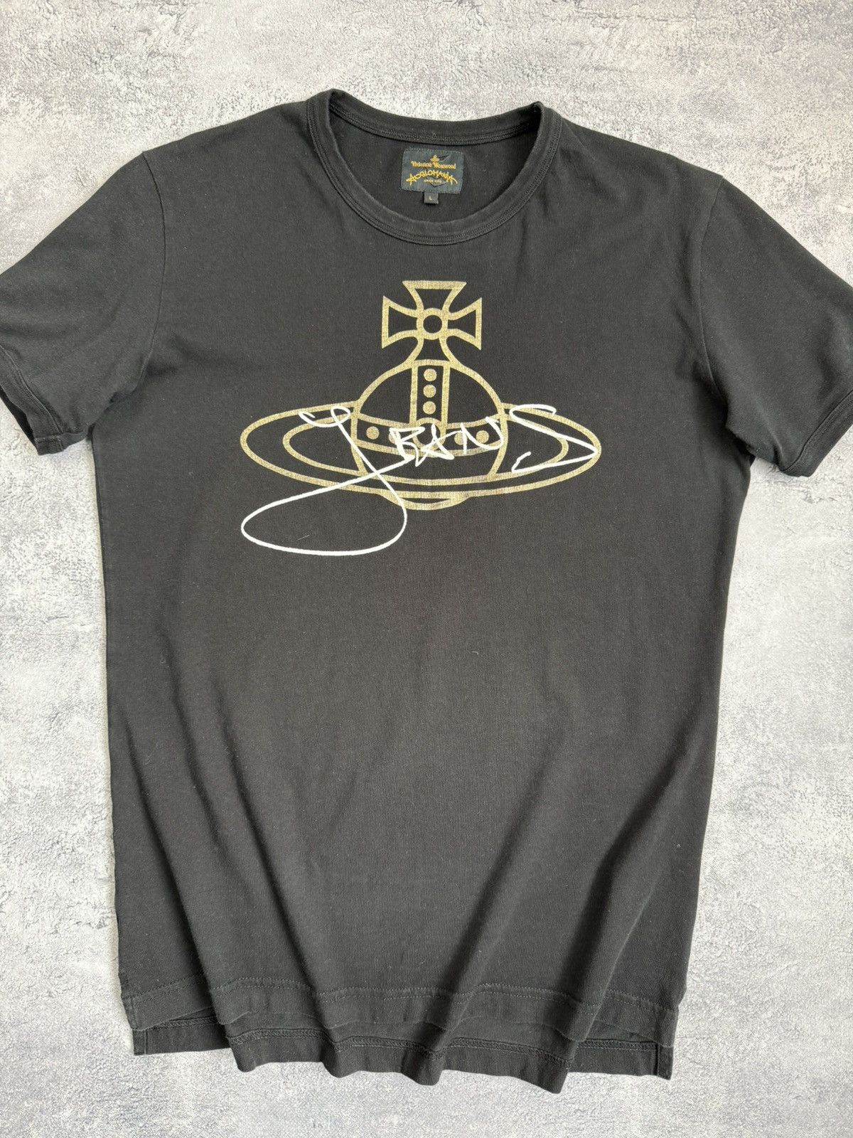 Vivienne Westwood Vintage Vivienne Westwood Anglomania Big Logo T-Shirt Size US L / EU 52-54 / 3 - 7 Thumbnail