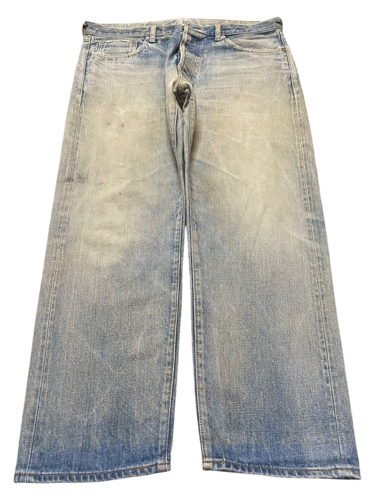 JNCO Vintage Japanese Brand Mud Faded Wash Style Baggy Jeans Size US 36 / EU 52 - 1 Thumbnail