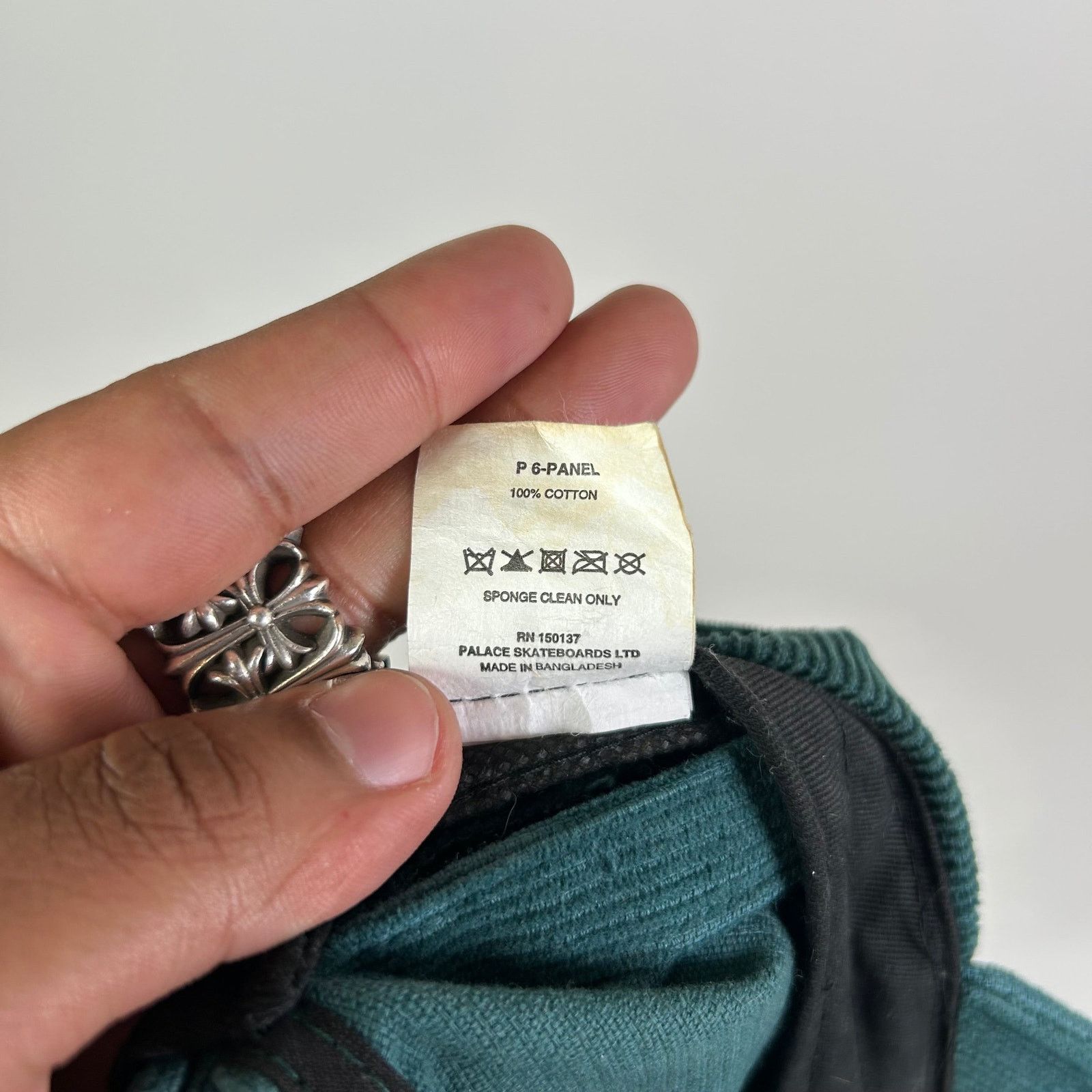 Palace Palace P Logo Corduroy 6-Panel Hat Size ONE SIZE - 7 Thumbnail