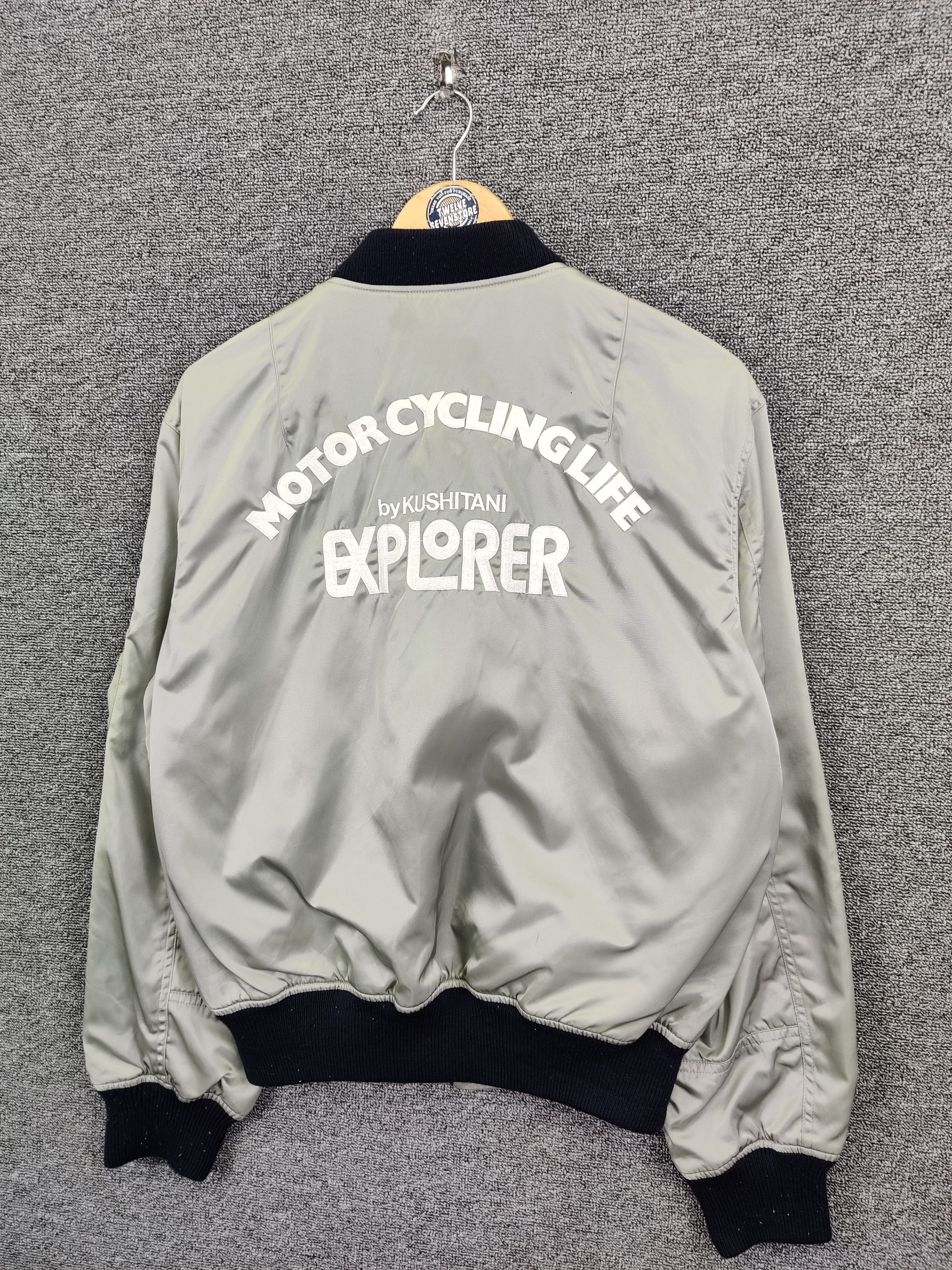 Vintage Vintage Kushitani Motor Cycling Explorer Bomber Jacket Size US L / EU 52-54 / 3 - 2 Thumbnail