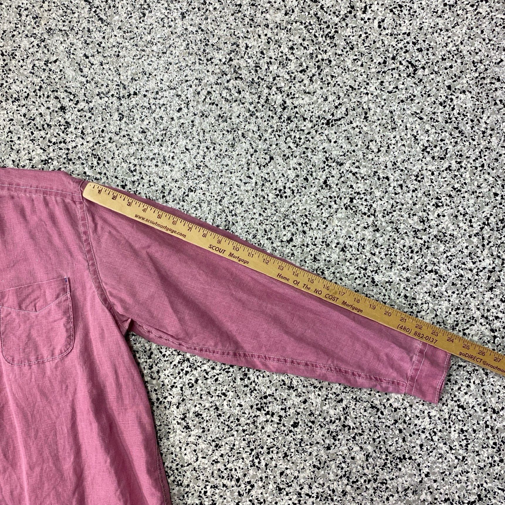Tommy Bahama Tommy Bahama Shirt Mens Large 100% Linen Button-Up Pockets Relaxed Casual Hawaii Beach Solid Collar Pocket Shirt Mens L Pink Size US L / EU 52-54 / 3 - 4 Thumbnail