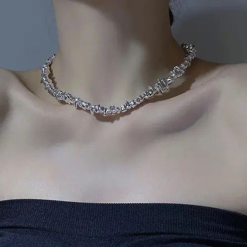 Handmade × Jewelry × Vintage Special-shaped Irregular Necklace Size ONE SIZE - 1 Thumbnail