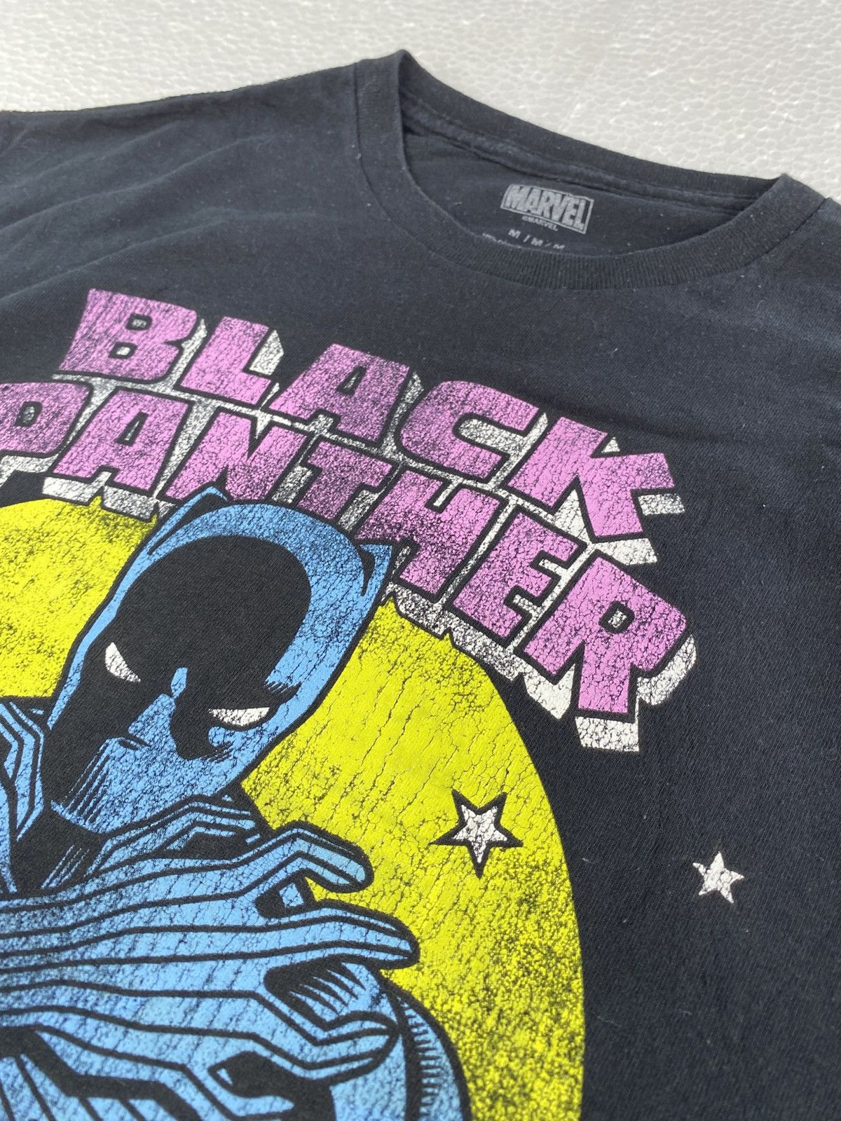 Anime × Marvel Comics × Vintage Marvel Black Panther Tshirt (B17) Size US M / EU 48-50 / 2 - 2 Thumbnail