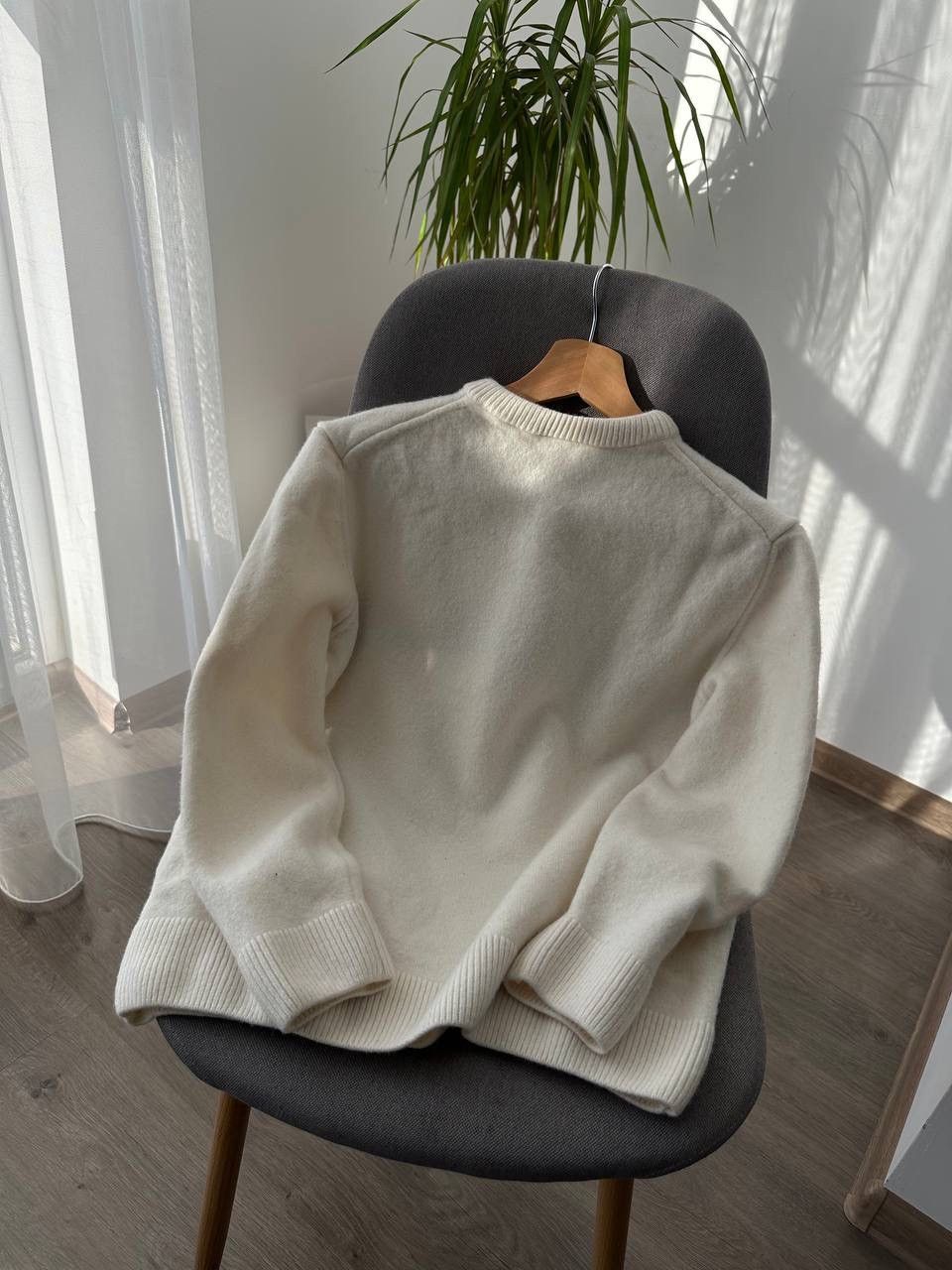 Lacoste × Vintage Vintage Lacoste France White Wool Sweater Size S / US 4 / IT 40 - 14 Thumbnail