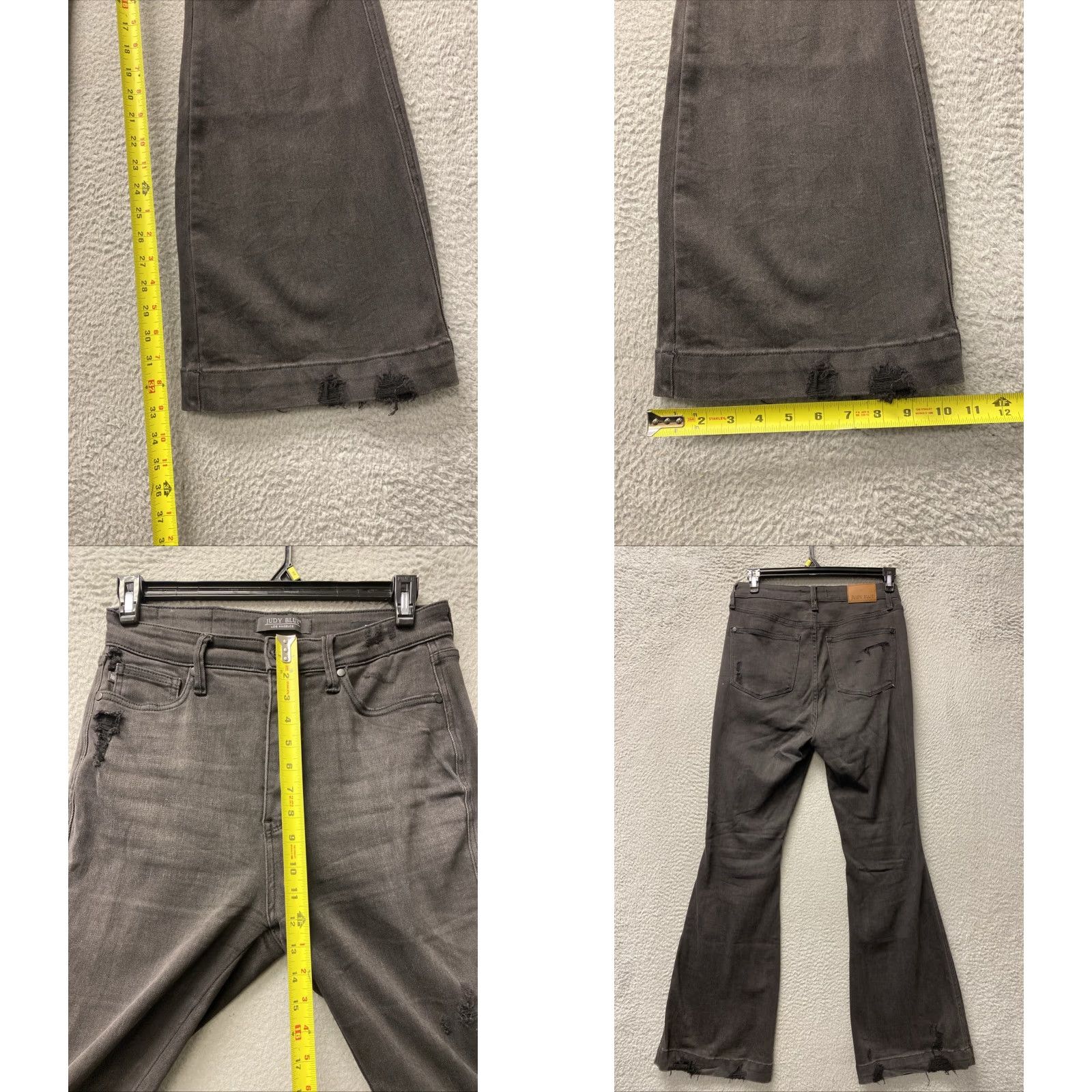 Vintage Judy Blue Jeans Womens 11/30 Dark Wash High Rise Bootcut Stretch Denim /0009 Size 32" / US 10 / IT 46 - 8 Thumbnail