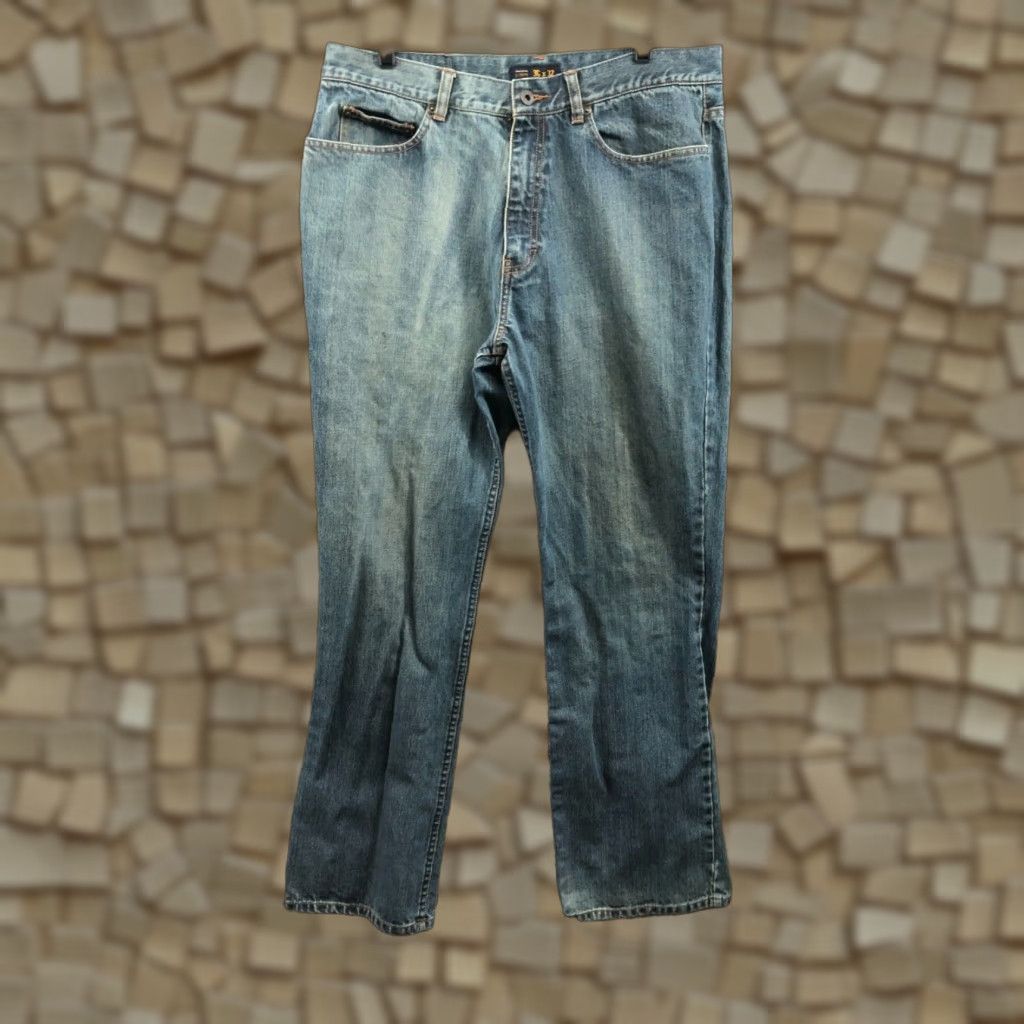 J.Crew J.Crew Jeans 36x32 Mens Mid Straight Blue Denim 5-Pocket Regular Belt Loops Medium Wash 36 Immutable Regular Fit Size US 36 / EU 52 - 1 Thumbnail