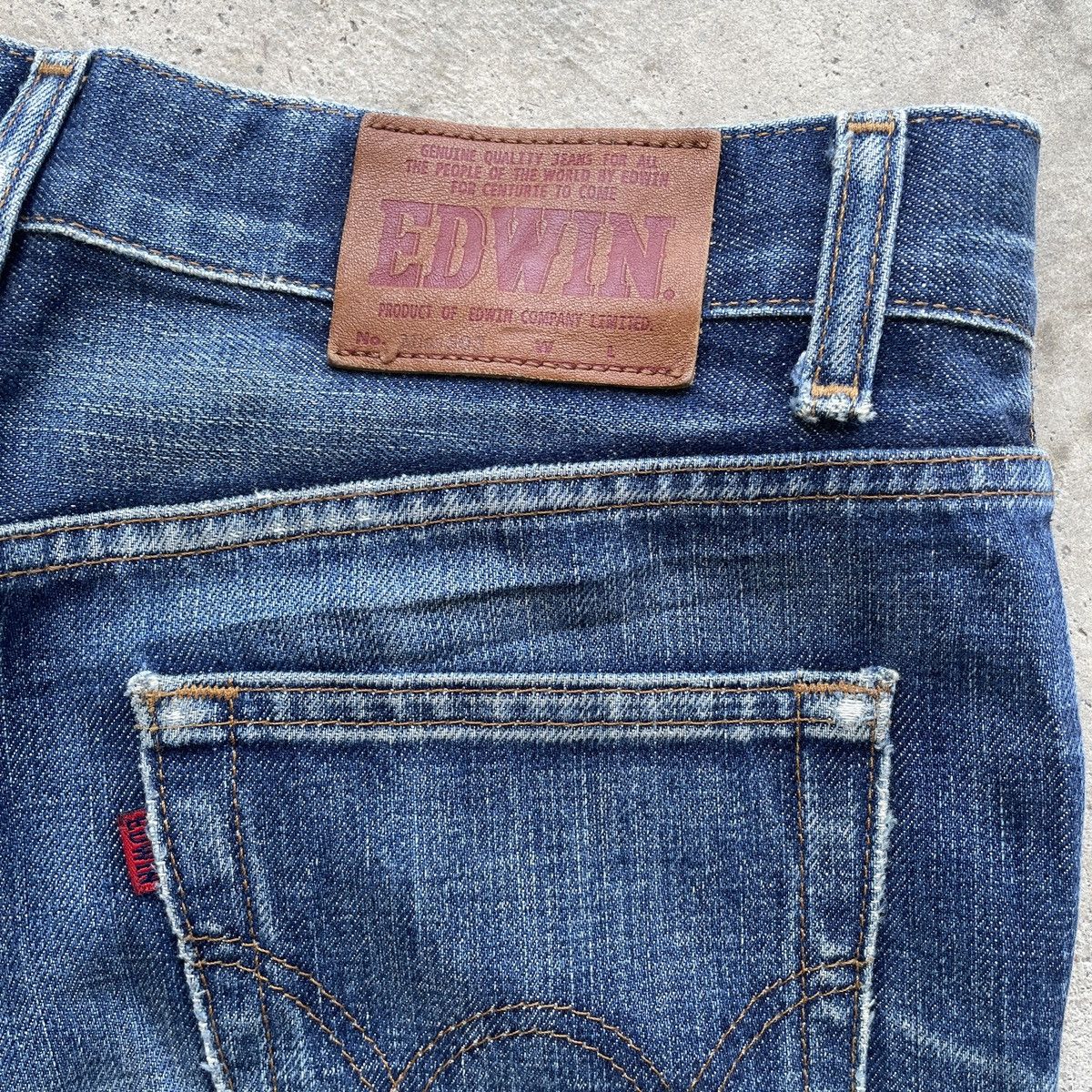Japanese Brand W29 Vintage Edwin 503 Faded BOOTCUT Jeans FLARE Pants Denim Size US 29 - 8 Thumbnail