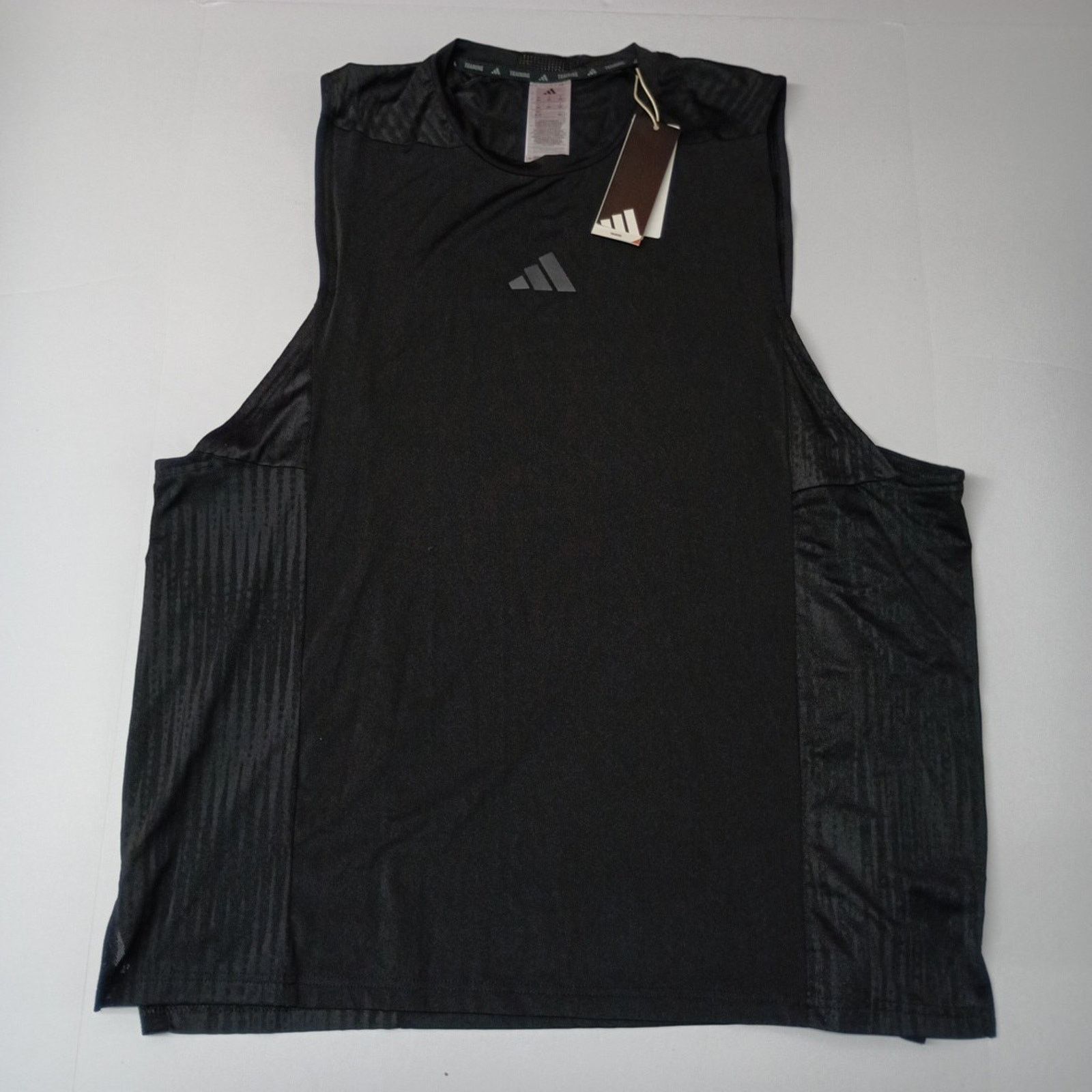 Adidas Adidas Men's Size 2XL D4T Training Tank Top Shirt Black Size US XXL / EU 58 / 5 - 1 Thumbnail