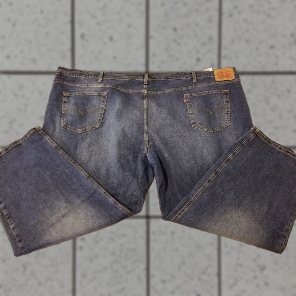 Levi's VINTAGE Levi's 541 Jeans Mens 60x30 Big & Tall Athletic Straight Denim Stretch Blue Pants Jeans Size US 44 / EU 60 - 1 Thumbnail