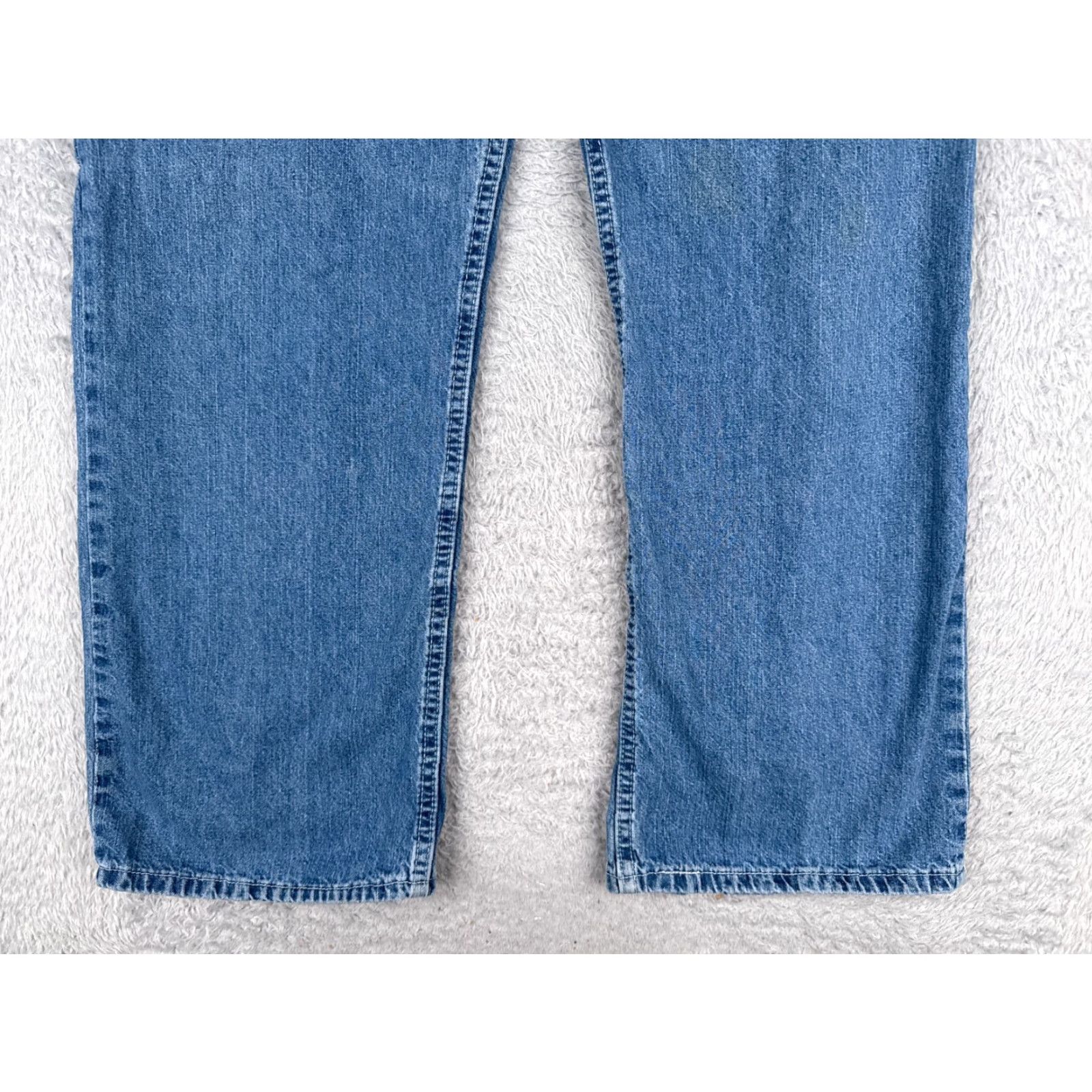 Faded Glory Faded Glory Jeans Women 14P Blue Denim Wide-Leg Relaxed Cotton High Rise 31x28 Jeans Vintage: No Size 36" / US 14 / IT 50 - 2 Thumbnail