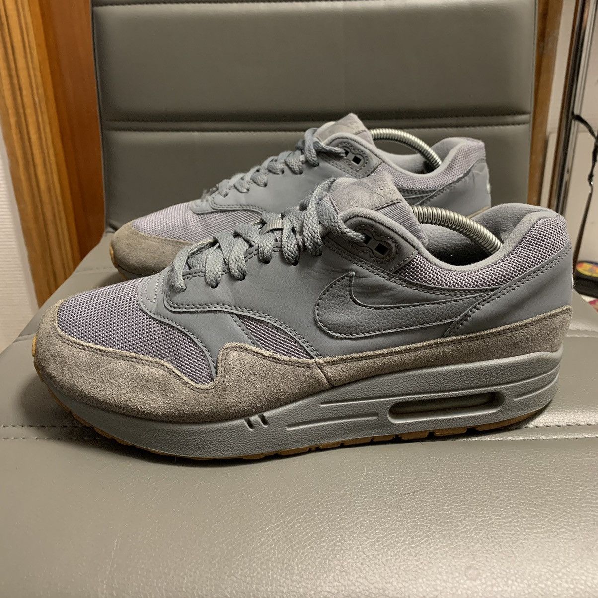 Nike Nike Airmax 1 87 grey low sneakers shoes airmax1 9US 42.5 Size US 9 / EU 42 - 1 Thumbnail