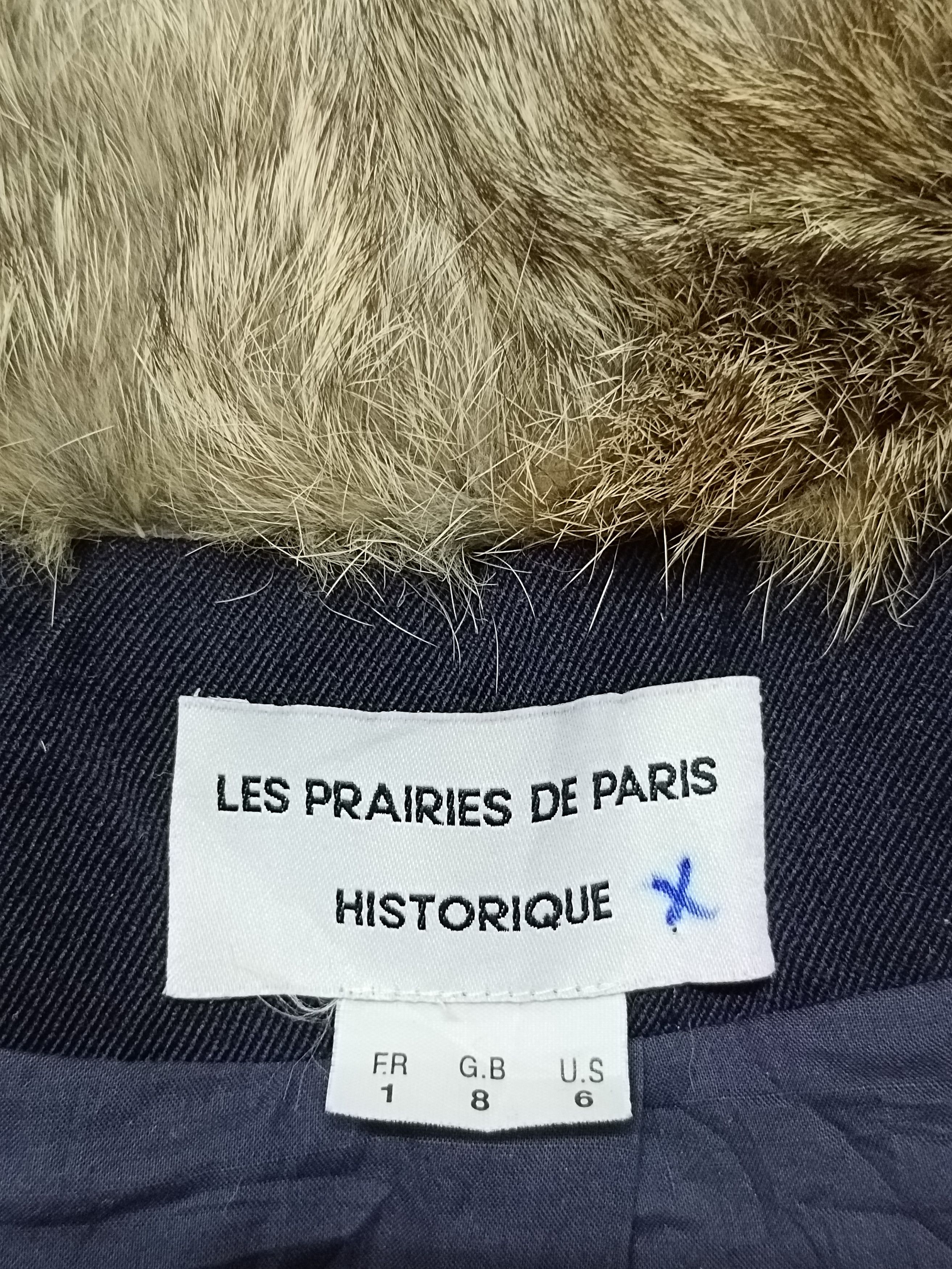 14th Addiction Fur Rabbit Les Prairies de Paris Jacket Coat Size US S / EU 44-46 / 1 - 7 Thumbnail