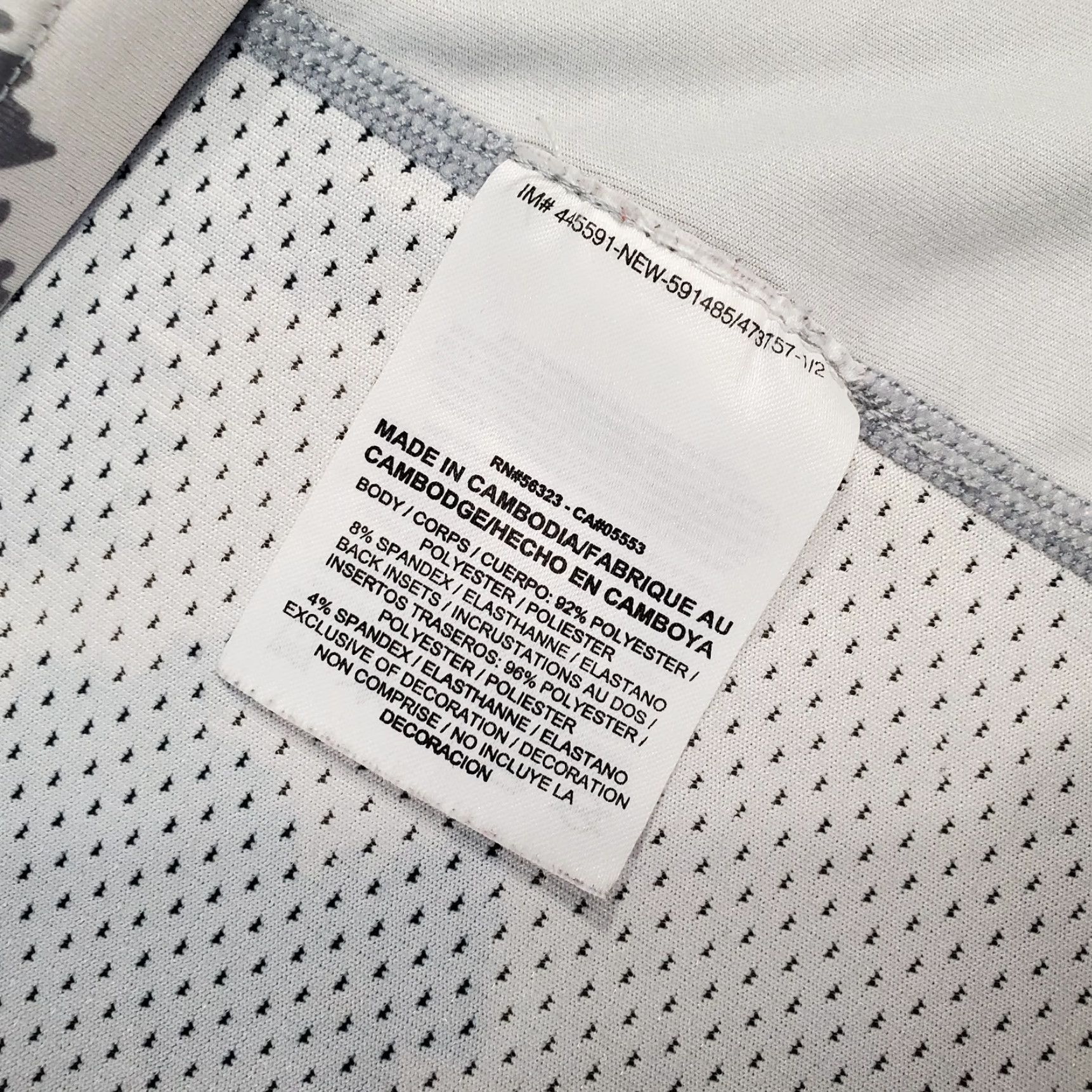 Nike Nike Pro Hypercool Shirt Mens M Gray Camo Fitted Performance Stretch 801805 Size US M / EU 48-50 / 2 - 5 Thumbnail