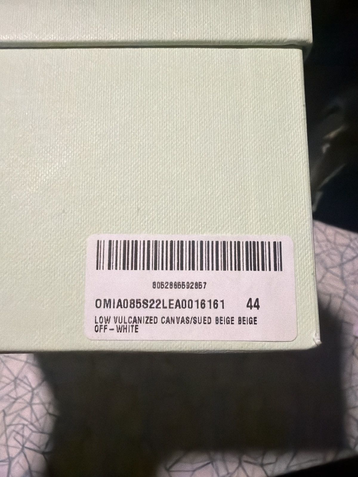 Off-White Off-White Low Vulcanized Beige Men's Sneakers Size US 11 / EU 44 - 10 Thumbnail