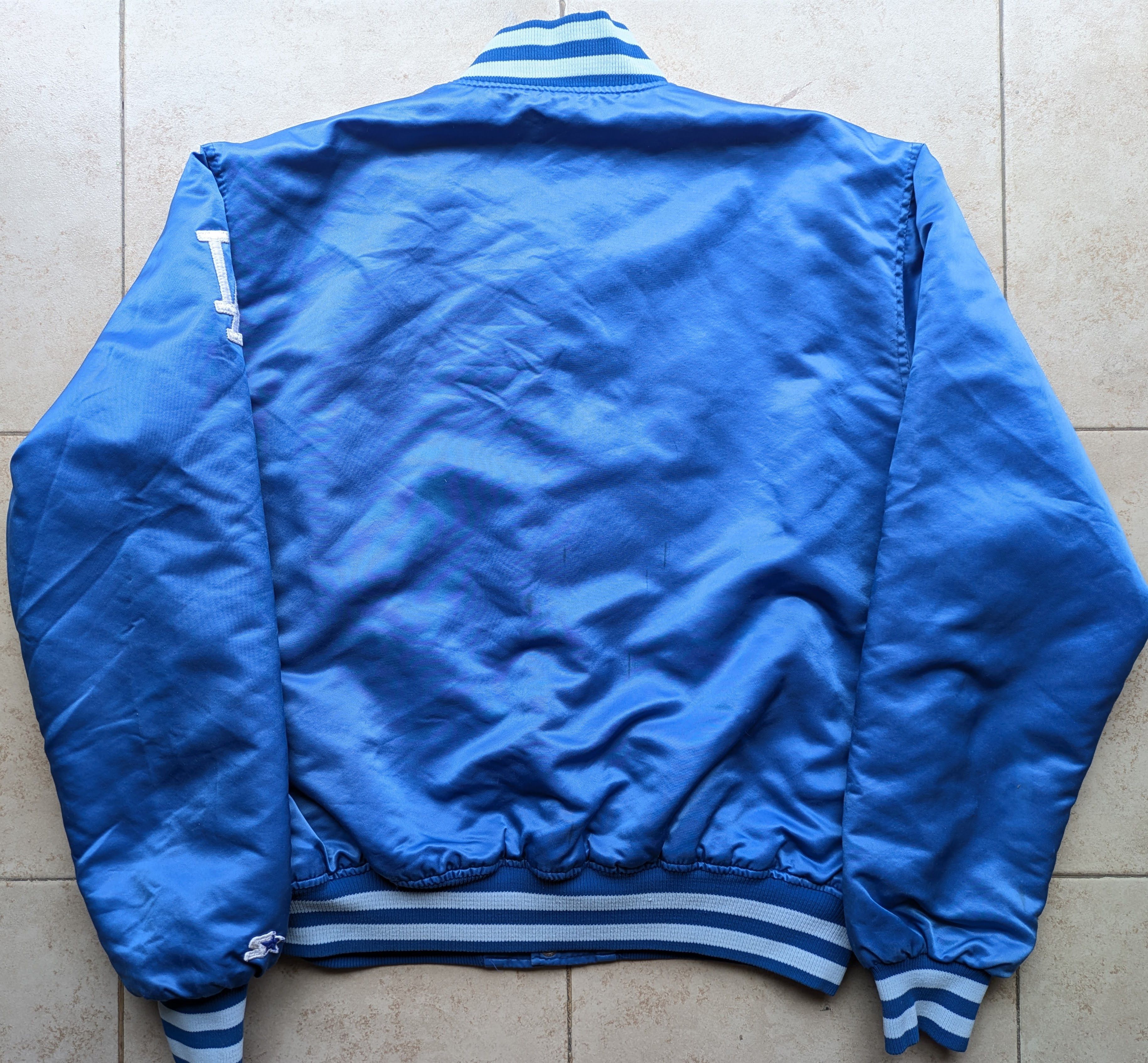 Starter LA Dodgers 80s STARTER satin bomber jacket L blue MLB vtg Size US L / EU 52-54 / 3 - 7 Thumbnail