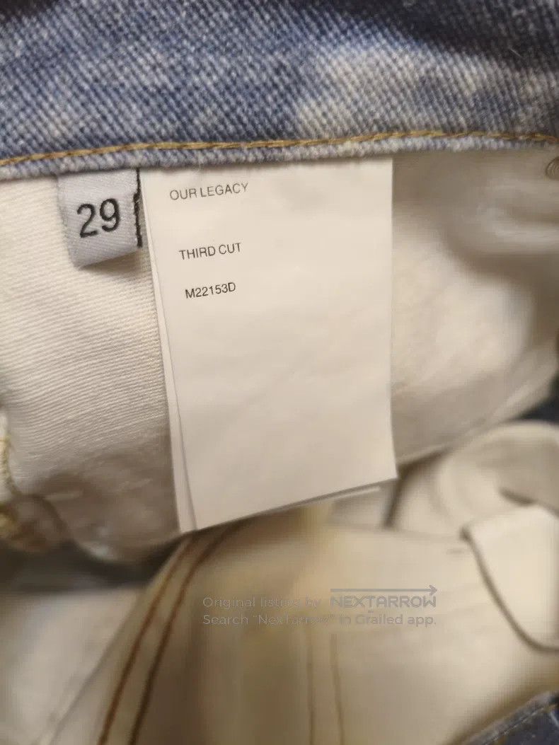 Our Legacy Our Legacy Washed Blue Denim Jeans Size US 29 - 7 Thumbnail