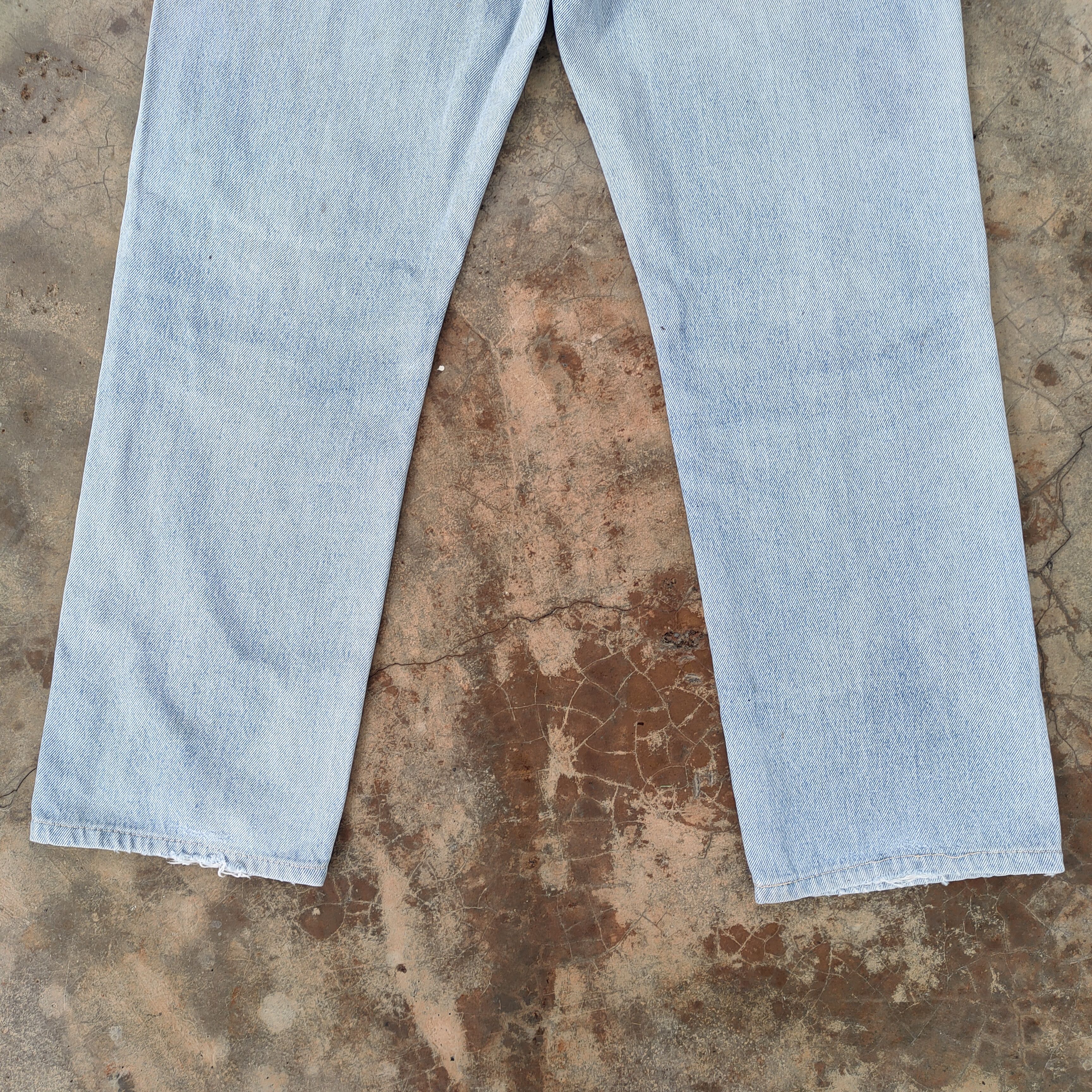 Jean × Vintage × Wrangler VINTAGE WRANGLER FADED RIPPED JEANS DENIM PANTS Size US 34 / EU 50 - 12 Thumbnail