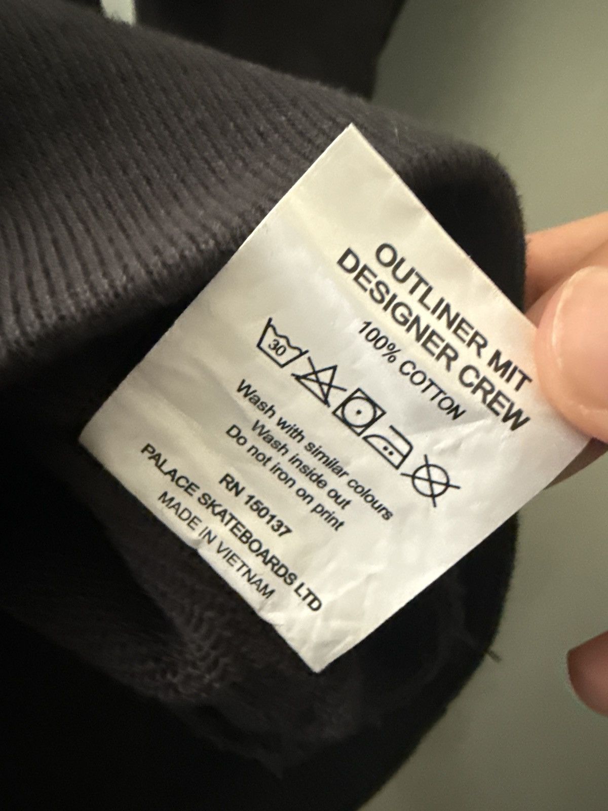Palace Palace Outliner MIT Designer Crew SS21 in Black Size M Size US M / EU 48-50 / 2 - 5 Thumbnail