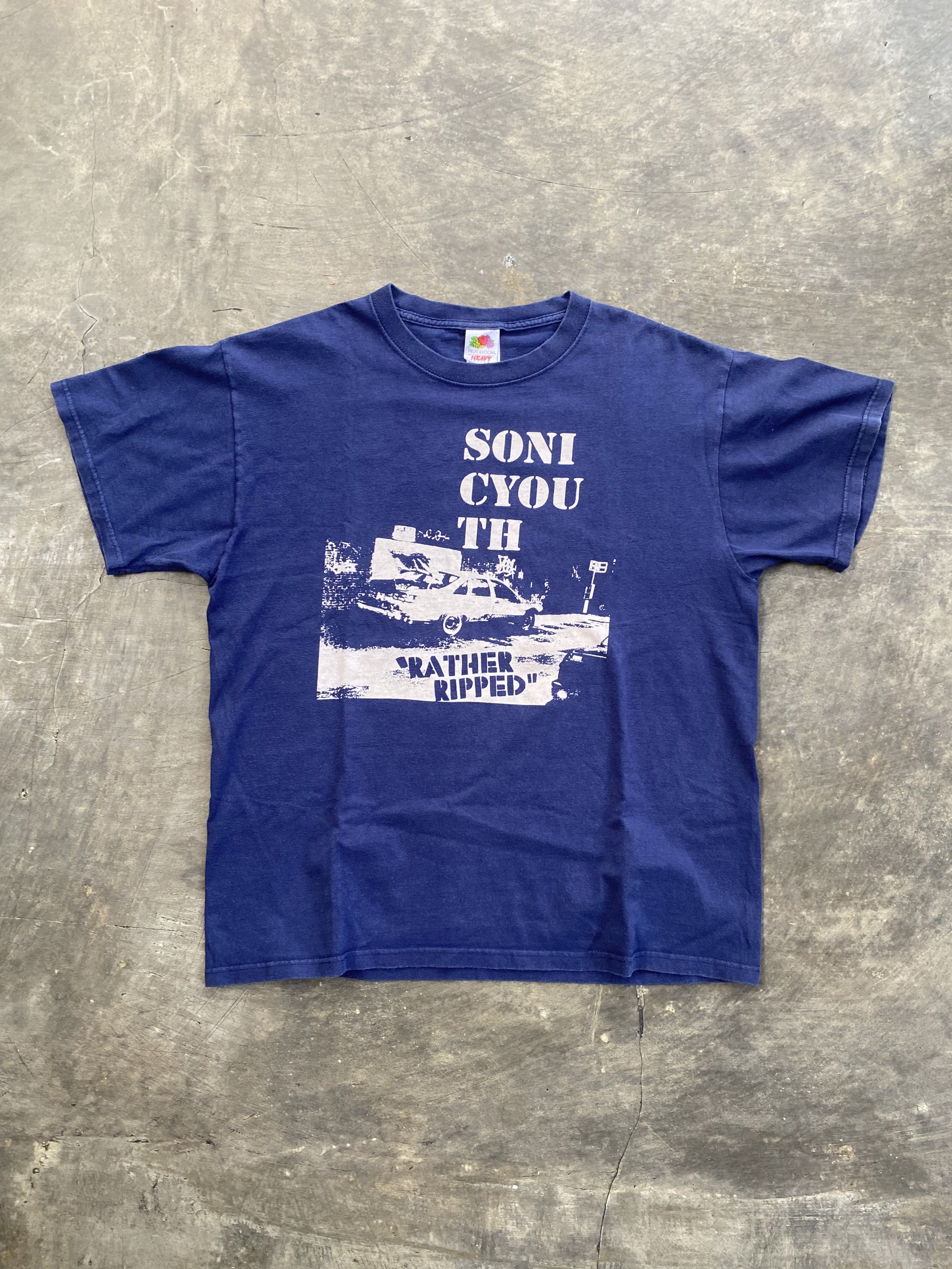 Band Tees × Vintage Vintage Sonic Youth Rather Ripped Shirt | Grailed