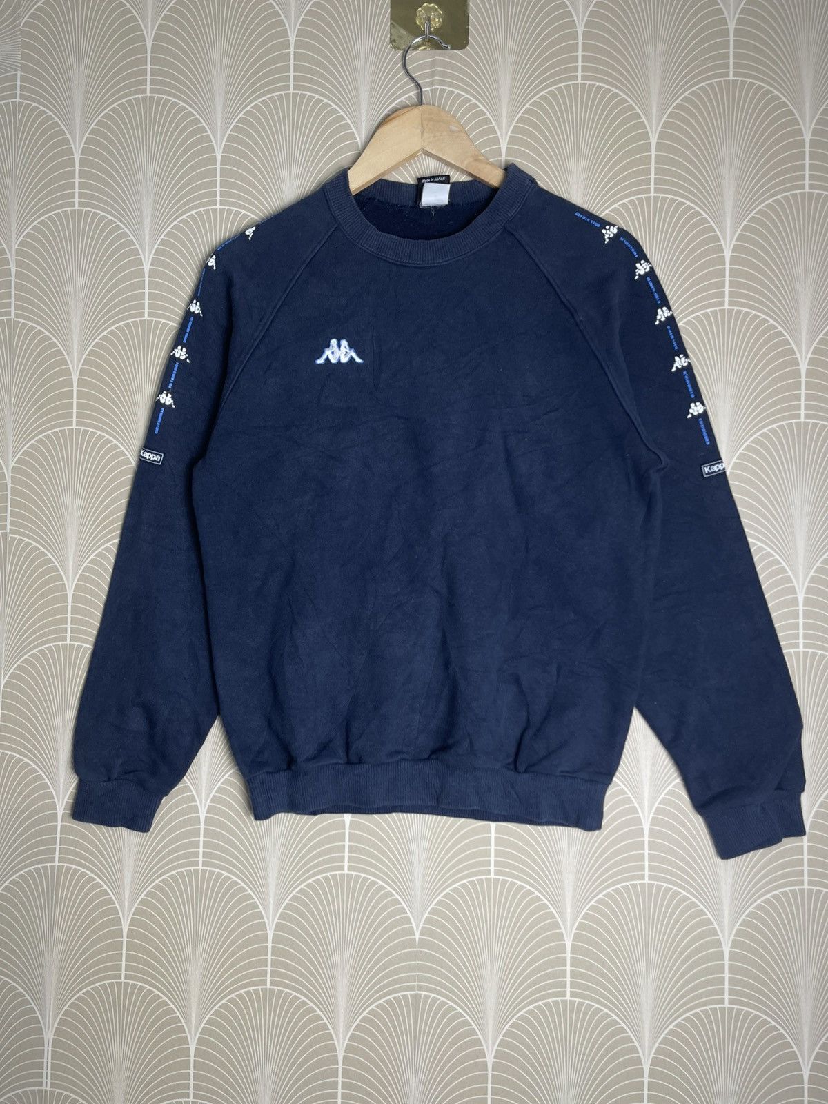 Japanese Brand × Kappa × Vintage VINTAGE 90s KAPPA FOOTBALL EQUIPMENT SIDE LOGO SWEATSHIRT Size US S / EU 44-46 / 1 - 1 Thumbnail
