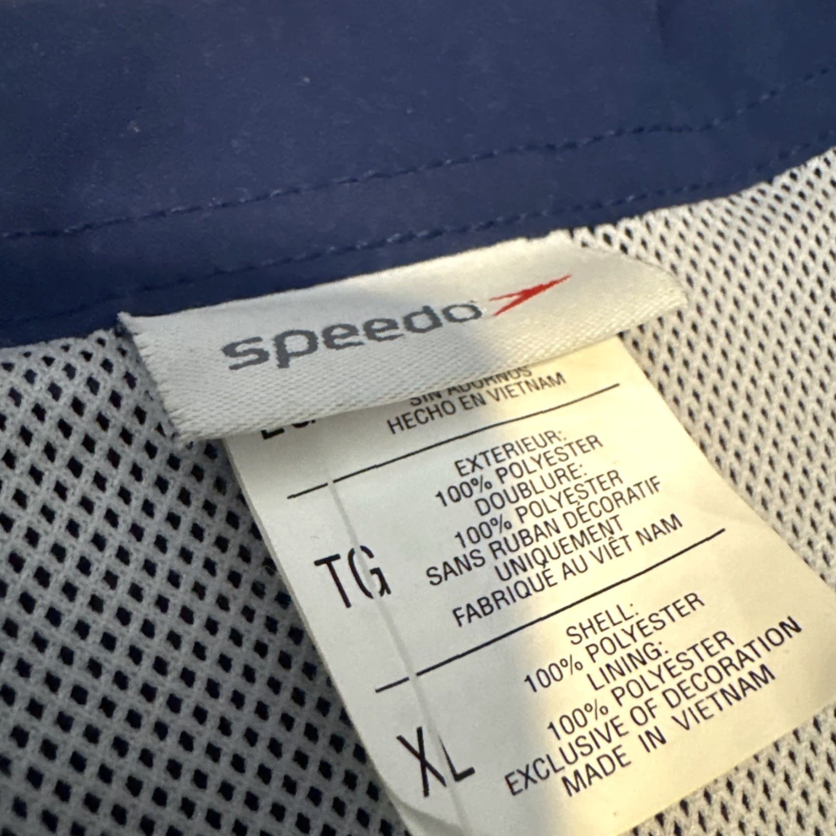Speedo VINTAGE Speedo USA Swimming Team Full Zip Vest XL Mens Blue NWT Windbreaker Vest Size US XL / EU 56 / 4 - 5 Thumbnail