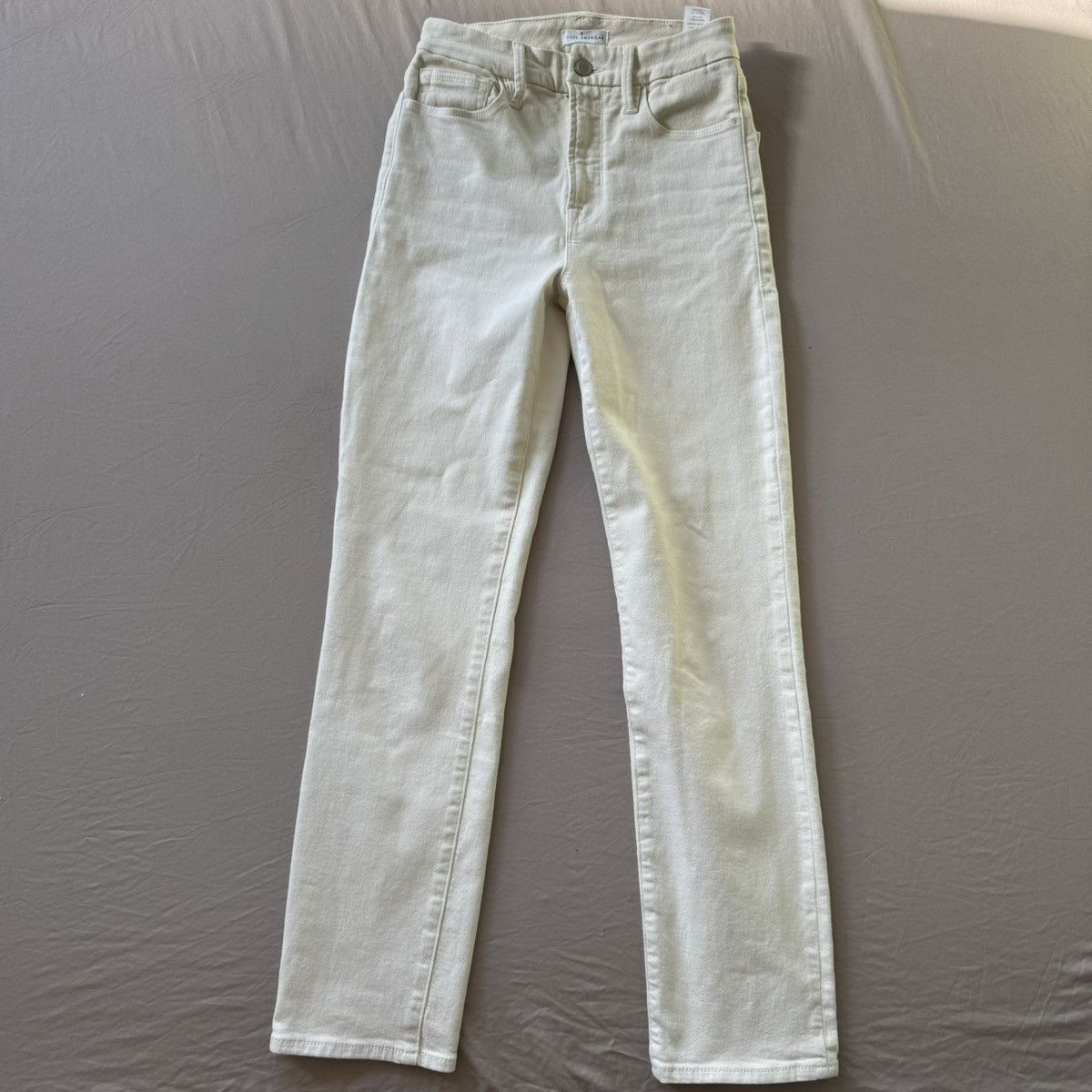 Good American Good American Good Classic Jeans in Bone Size 25" / US 0 / IT 36 - 1 Thumbnail
