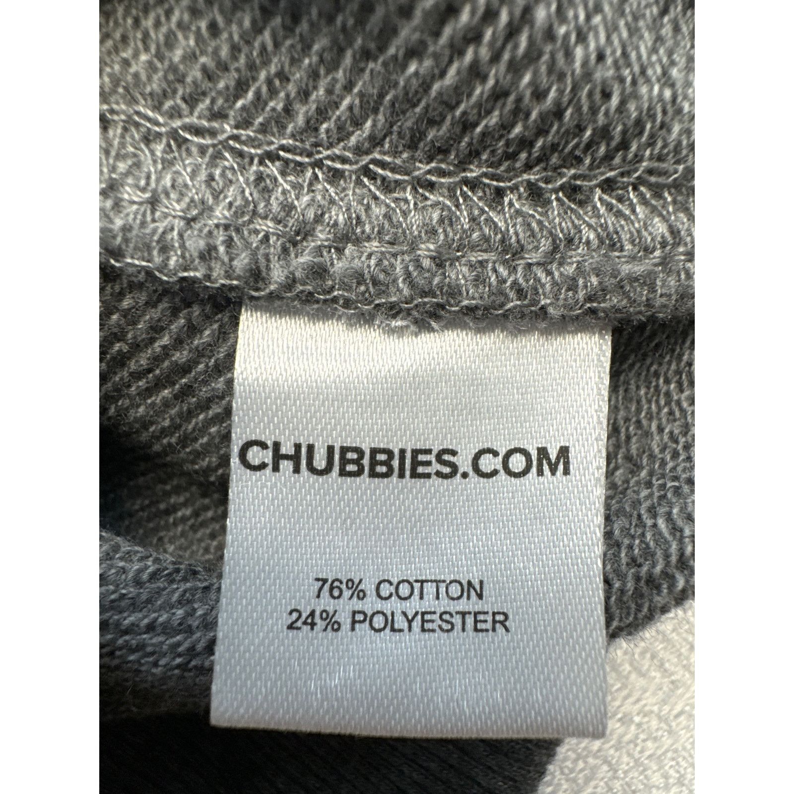 Chubbies Chubbies Gray Pullover Hoodie Side Zip Pocket men sz M Size US M / EU 48-50 / 2 - 8 Thumbnail