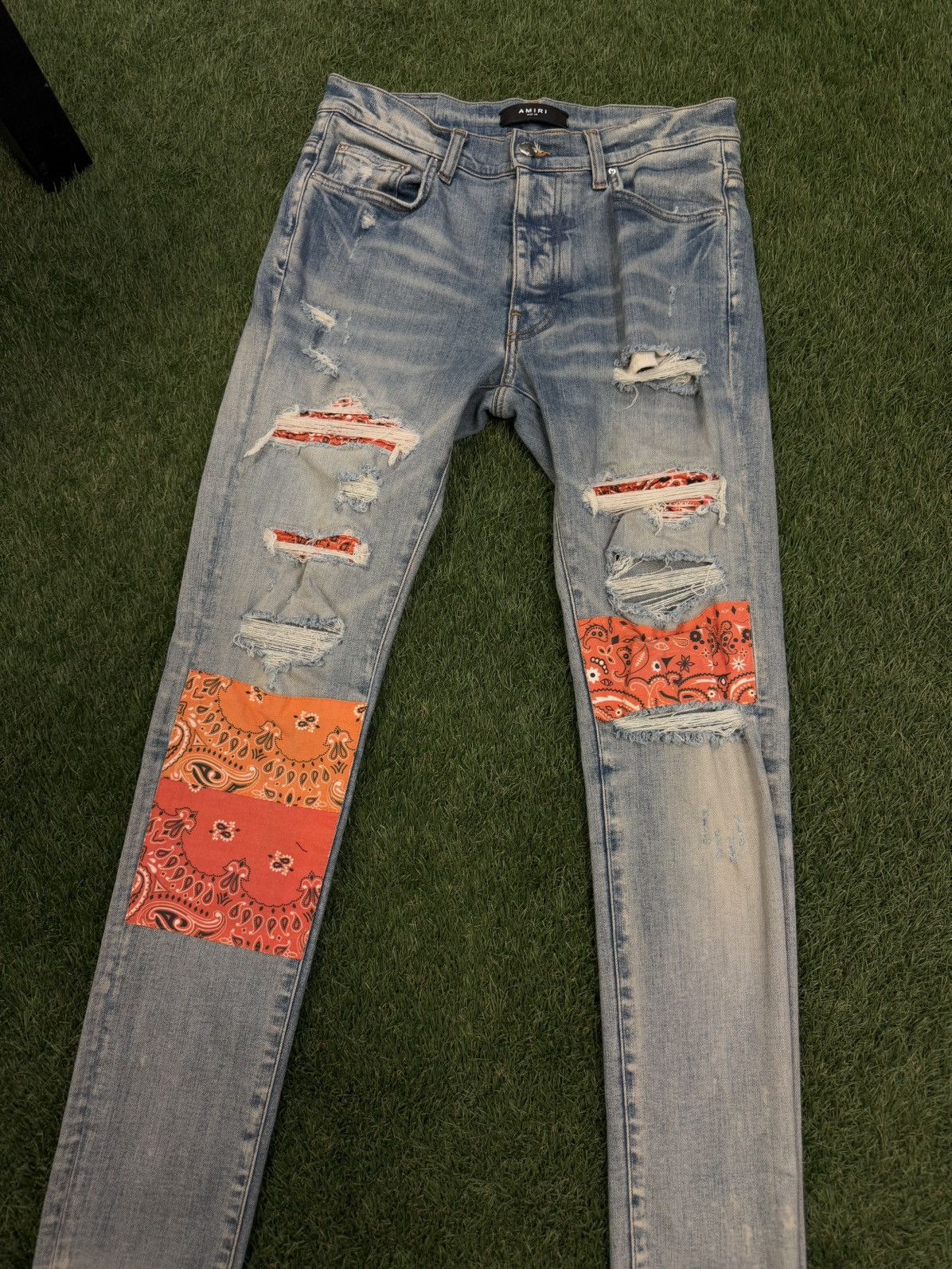 Amiri Amiri Jeans Orange Patch Size 30 Clean Condition 🧼 Size US 30 / EU 46 - 3 Thumbnail
