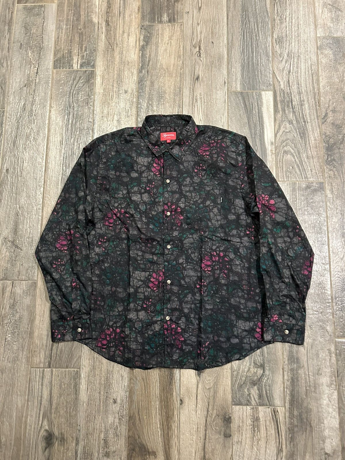 Supreme Supreme FW18 acid floral shirt Grailed