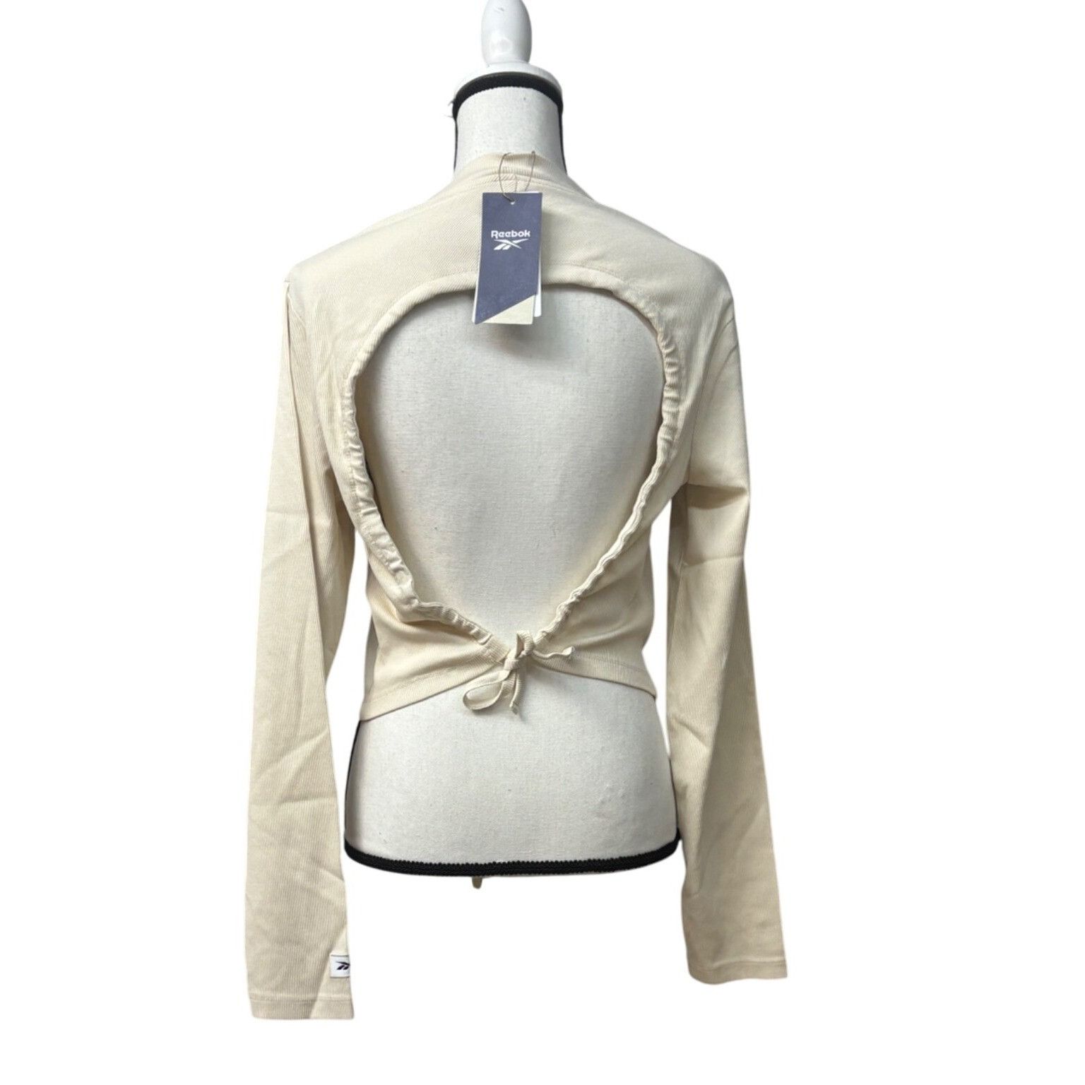 Reebok Reebok Classics Natural Dye Ribbed Women’s Long-sleeve Top, Size L / US 10 / IT 46 - 4 Thumbnail