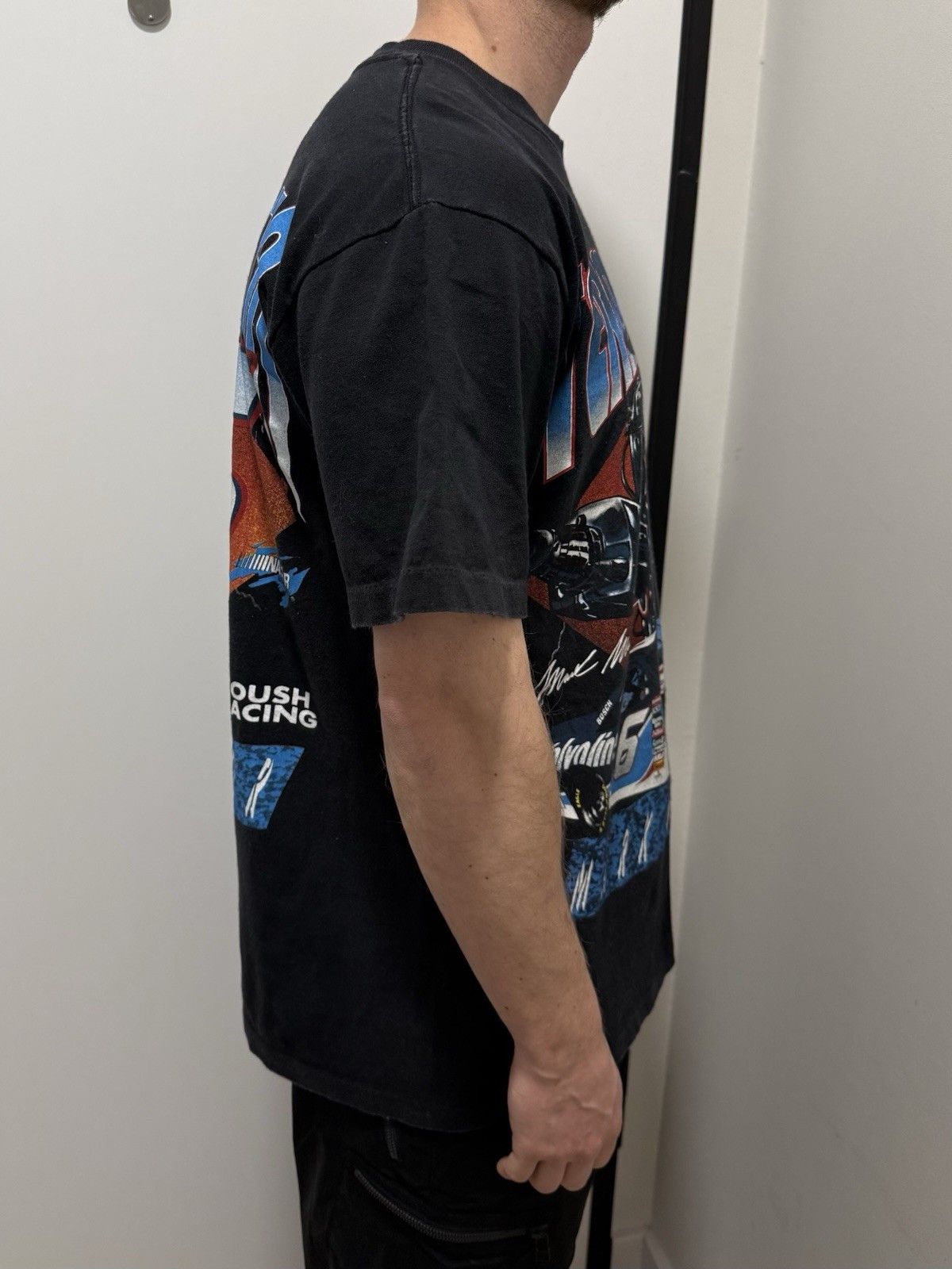NASCAR Vintage Mark Martin Terminator T-Shirt Nascar Single Stitch Size US L / EU 52-54 / 3 - 6 Thumbnail