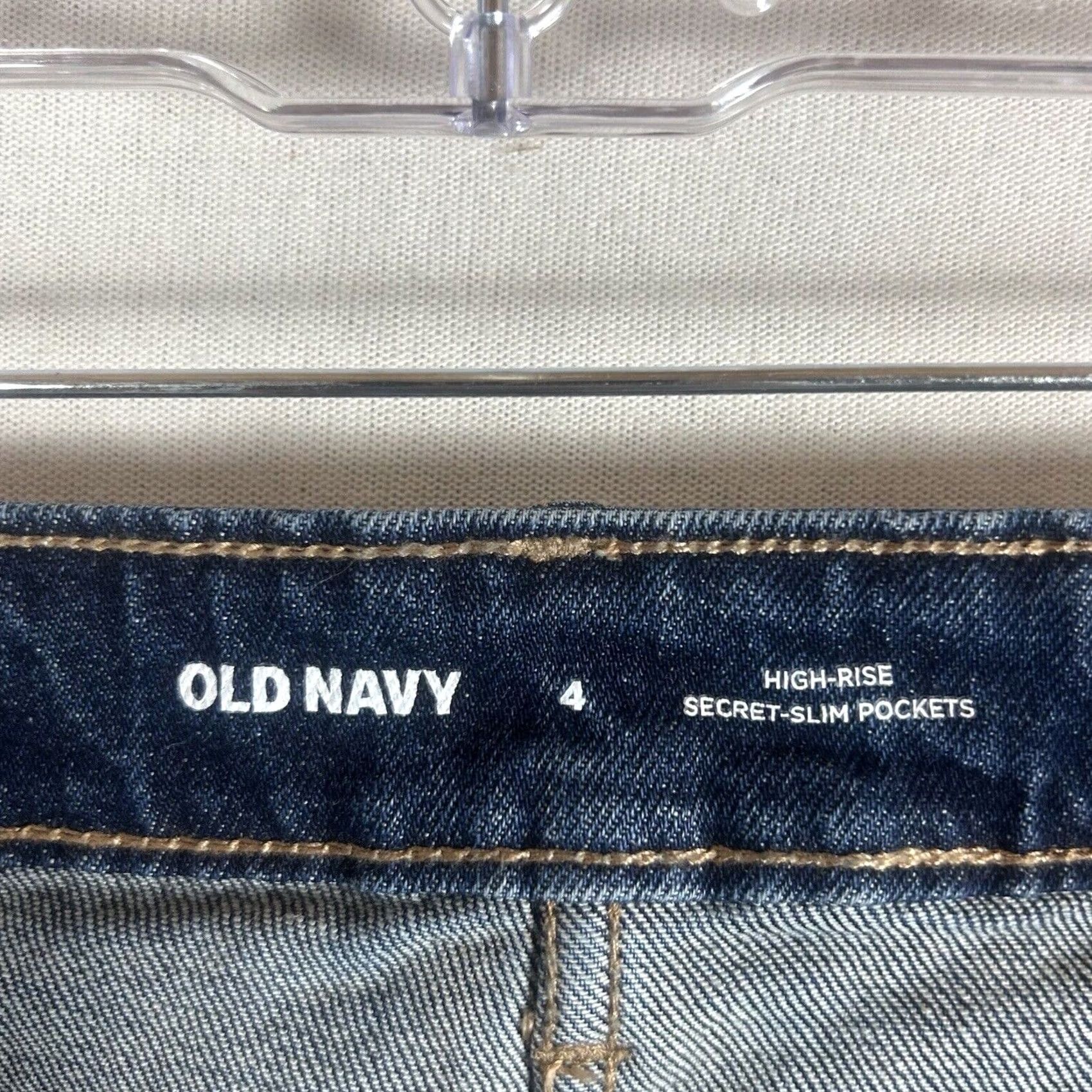 Old Navy Old Navy High Rise Jean Skirt Womens Size 4 A-Line Button Medium Wash Blue Denim Size 27" / US 4 / IT 40 - 2 Thumbnail
