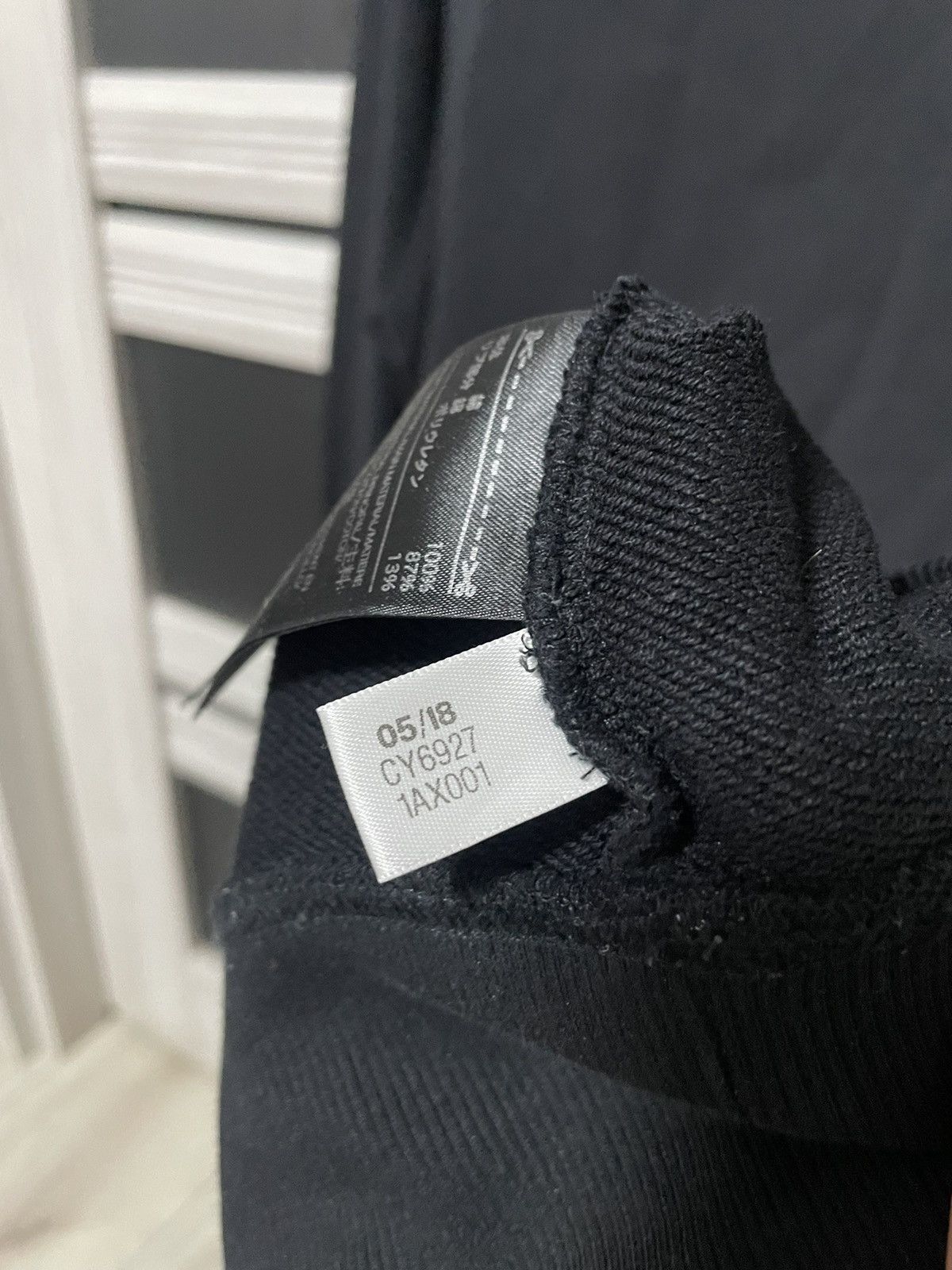 Adidas × Japanese Brand × Yohji Yamamoto Yohji Yamamoto Y3 Adidas Sweatshirt Crewneck Black Logo Size US M / EU 48-50 / 2 - 11 Thumbnail