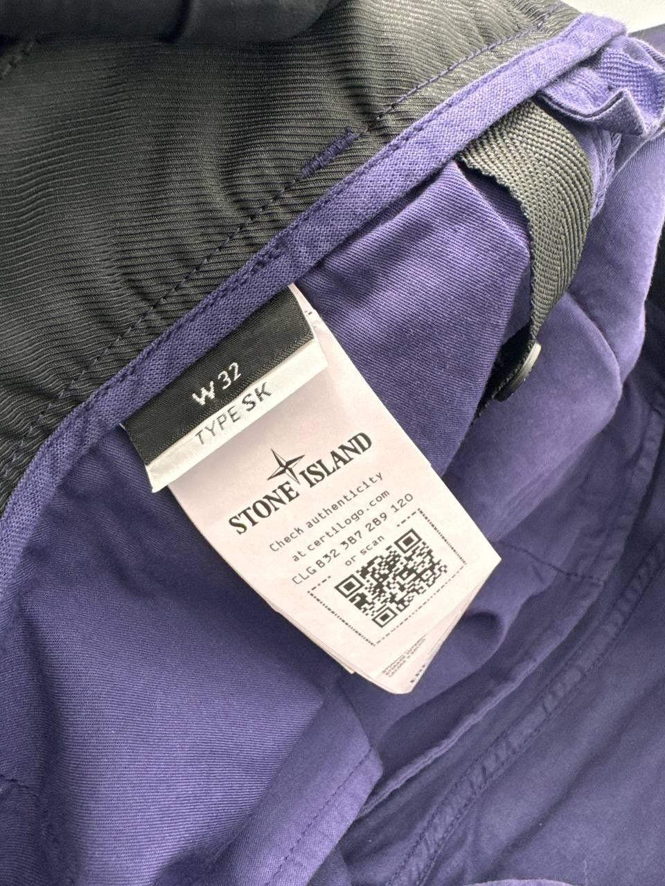Stone Island STONE ISLAND PANTS PURPLE CARGO SKINNY FIT TROUSERS W32 Size US 32 / EU 48 - 3 Thumbnail