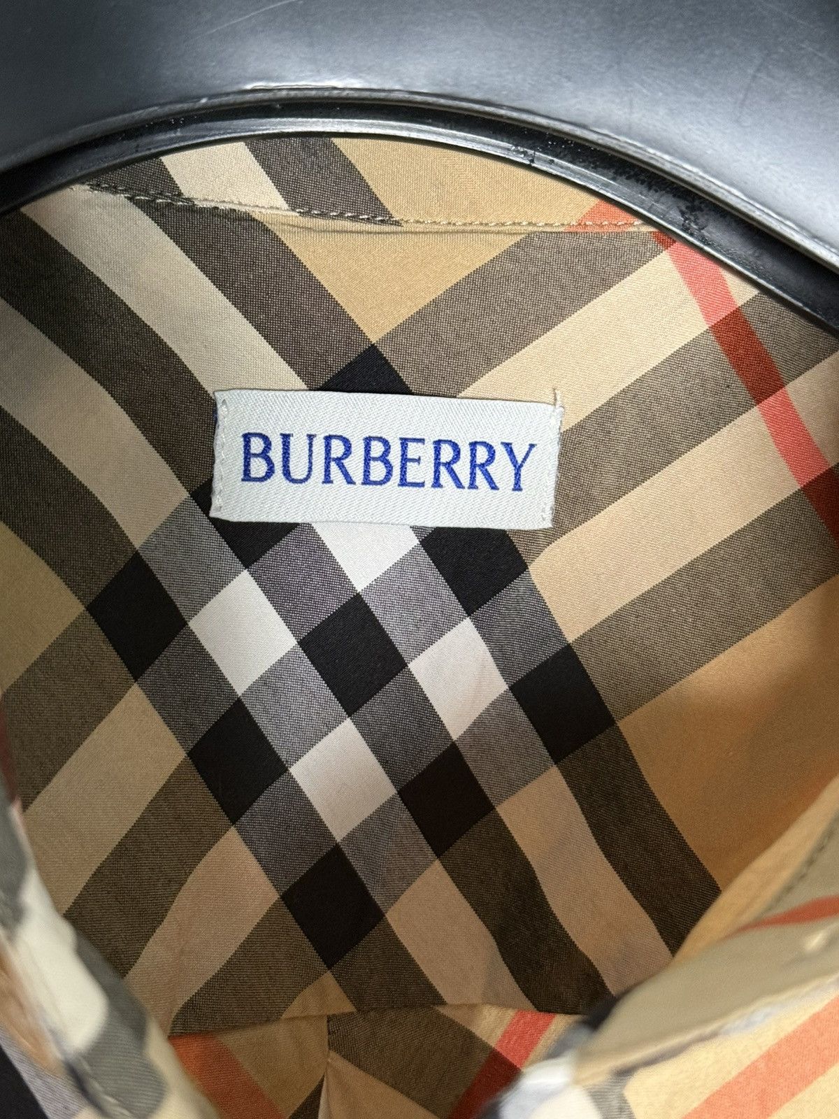 Burberry Burberry Short Sleeve Check Cotton Poplin Shirt Size US S / EU 44-46 / 1 - 3 Thumbnail