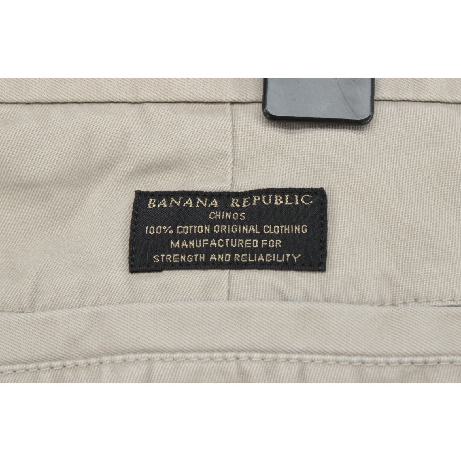 Banana Republic Banana Republic Gavin Relaxed Straight Chino Pant Beige Khaki Tan Men's Sz 34/28 Size US 34 / EU 50 - 6 Thumbnail