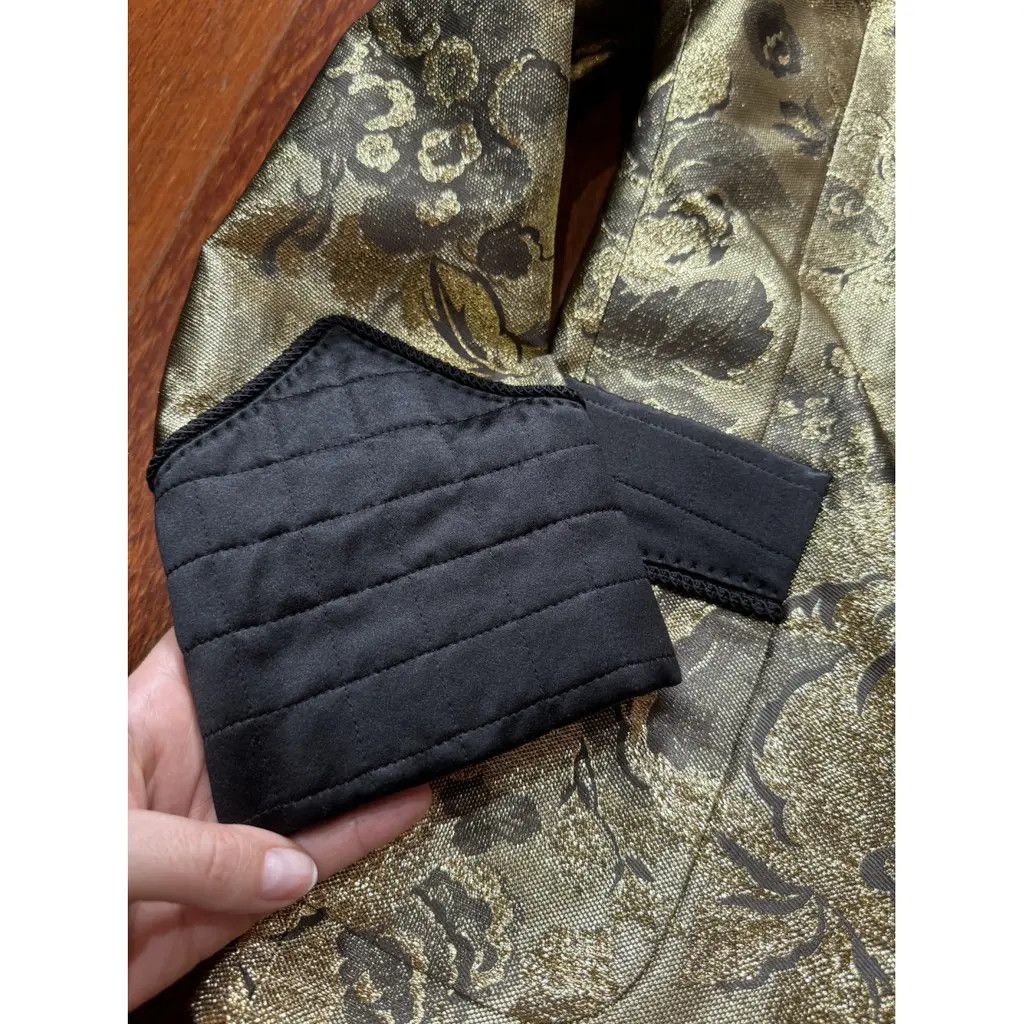 Dolce & Gabbana o1y1224 Blazer in Gold/Black Size US M / EU 48-50 / 2 - 2 Thumbnail