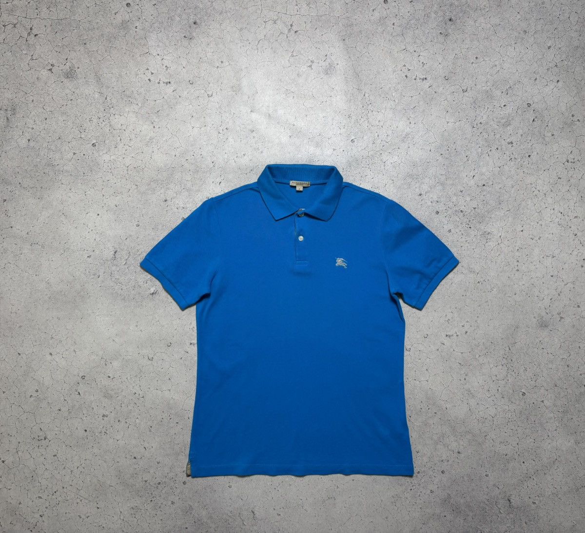 Burberry Burberry Luxury Blue Polo Shirt Size M Vintage Size US M / EU 48-50 / 2 - 1 Thumbnail