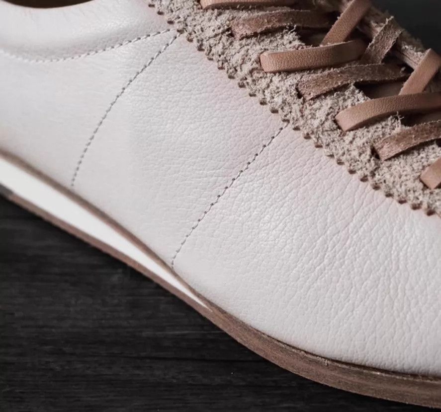 Hender Scheme Hender Scheme Japanese Handmade Full Leather Bowling Casual Training Shoes (Color Evolves with Wear) 41/265 Size US 8 / EU 41 - 4 Thumbnail