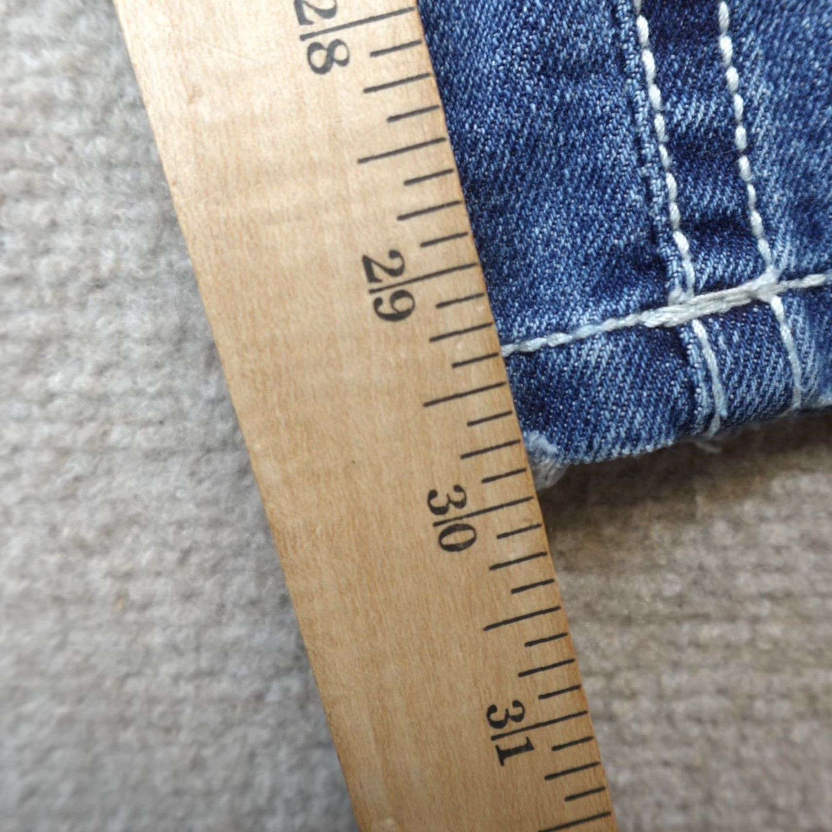 Vintage Axel Jeans Slim Bootcut 32 x 30 Blue Denim Cotton Blend Mens Pants Regular Inseam 30 Size US 32 / EU 48 - 3 Thumbnail