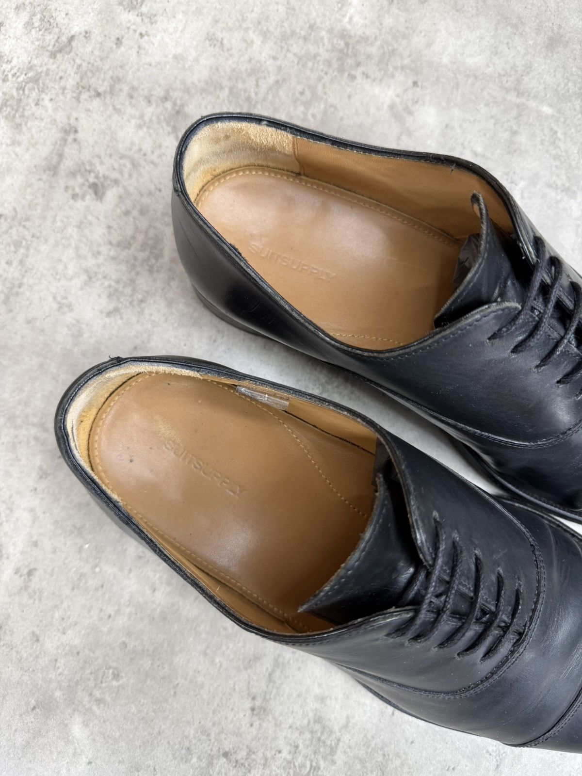 Suitsupply SuitSupply Black Cap Toe Oxford Shoes Leather Size 42 1/2 Size US 9.5 / EU 42-43 - 14 Thumbnail