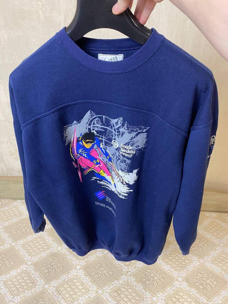 Sergio Tacchini 🔥 Sergio Tacchini Ski World Cup 1992 FIS RARE Sweatshirt Size US M / EU 48-50 / 2 - 4 Thumbnail