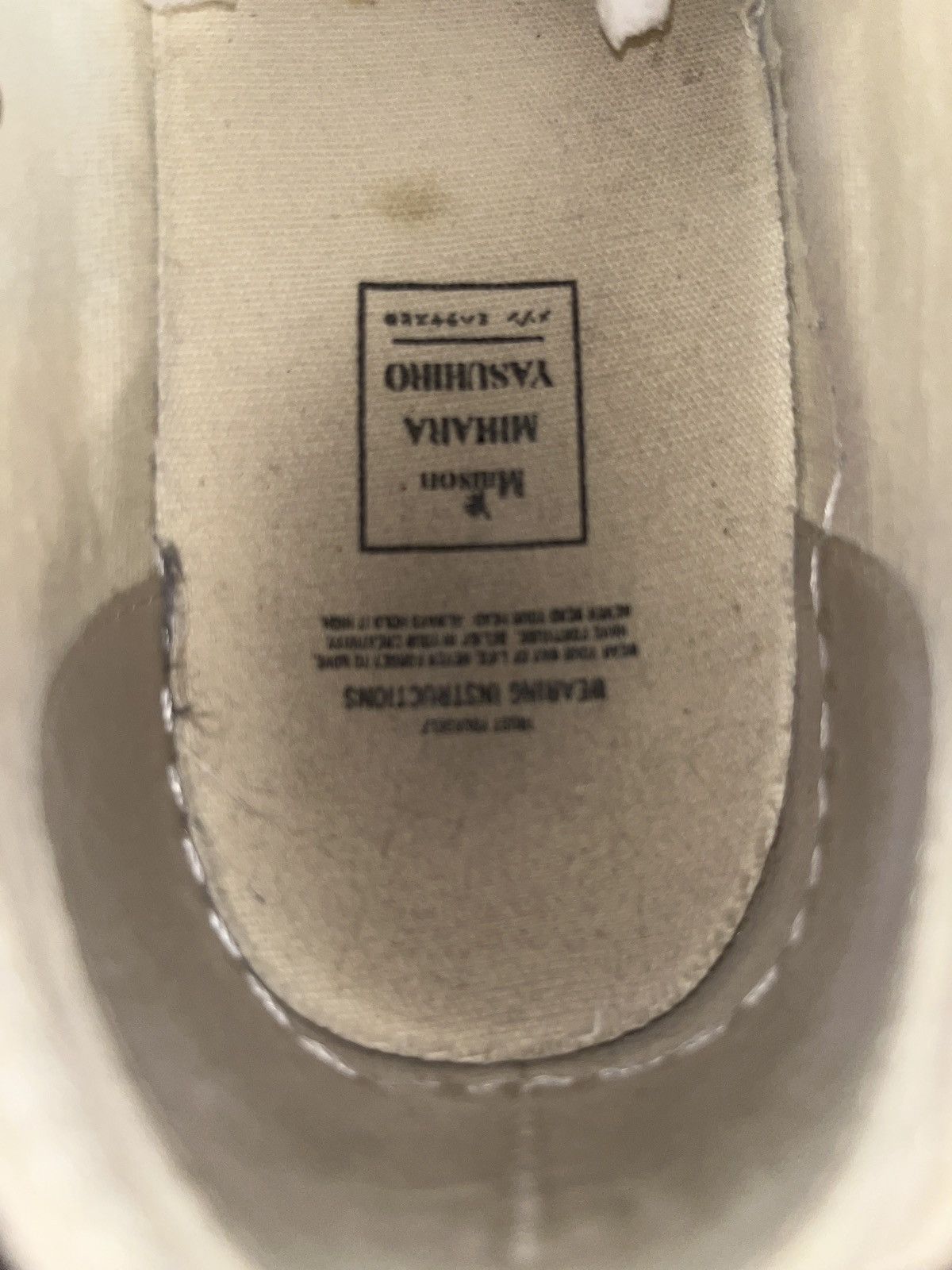 Maison MIHARA YASUHIRO Mihara Yasuhiro Peterson Low Canvas Sneakers - Hand-Painted Size US 10 / EU 43 - 11 Thumbnail